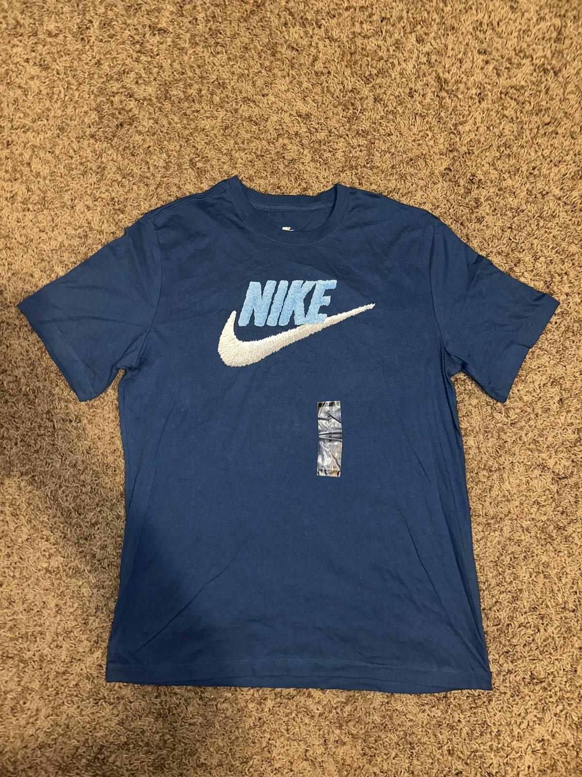 Nike Nike Men’s Futura Logo Round Neck Sports Short Sleeve Shirt Size US M / EU 48-50 / 2 - 1 Thumbnail