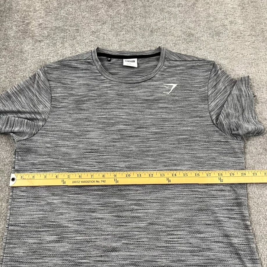 Gymshark GYMSHARK Shirt Mens Large Gray Athletic Workout Gym Training Short Sleeve Lift Size US L / EU 52-54 / 3 - 5 Thumbnail