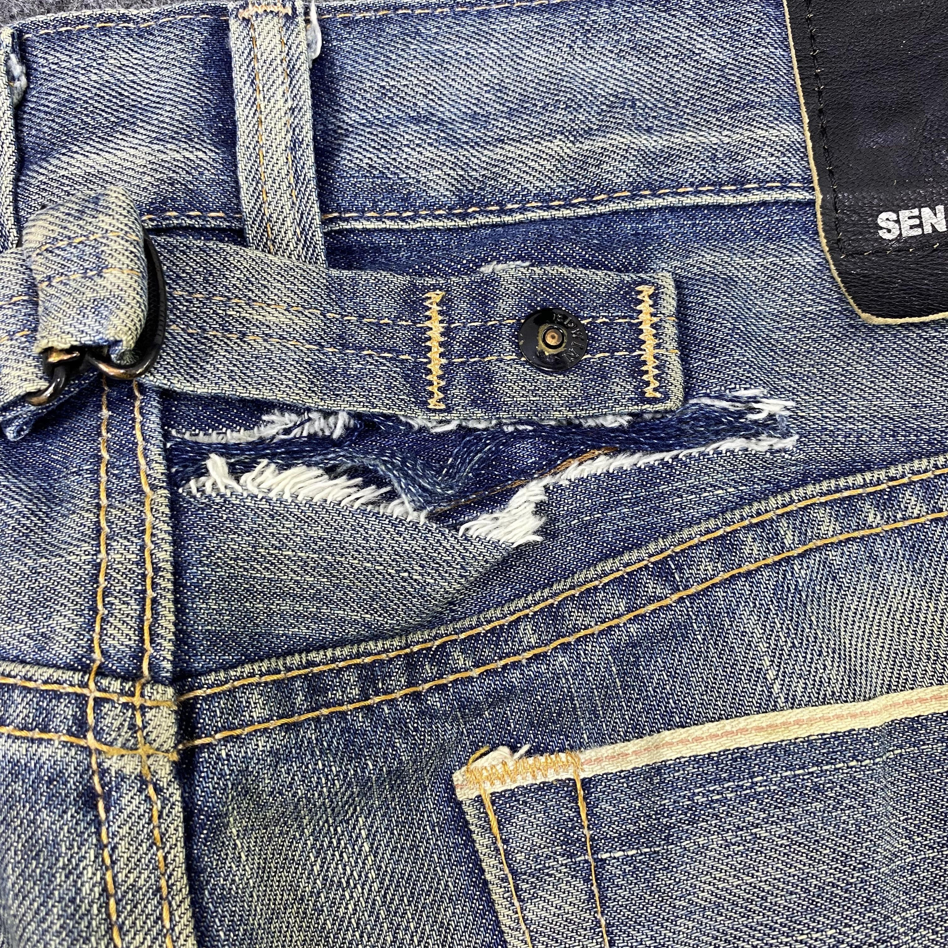 Edwin × Japanese Brand × Jean Edwin Sen denim selvedge jeans sk505t Denim-J1183 Size US 34 / EU 50 - 14 Thumbnail