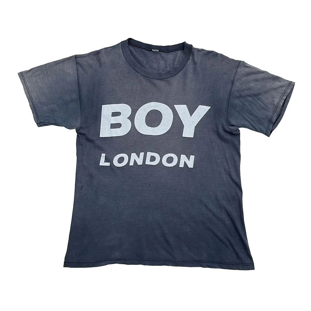 Vintage Boy London 80s Vtg Faded Logo England T-Shirt | Grailed