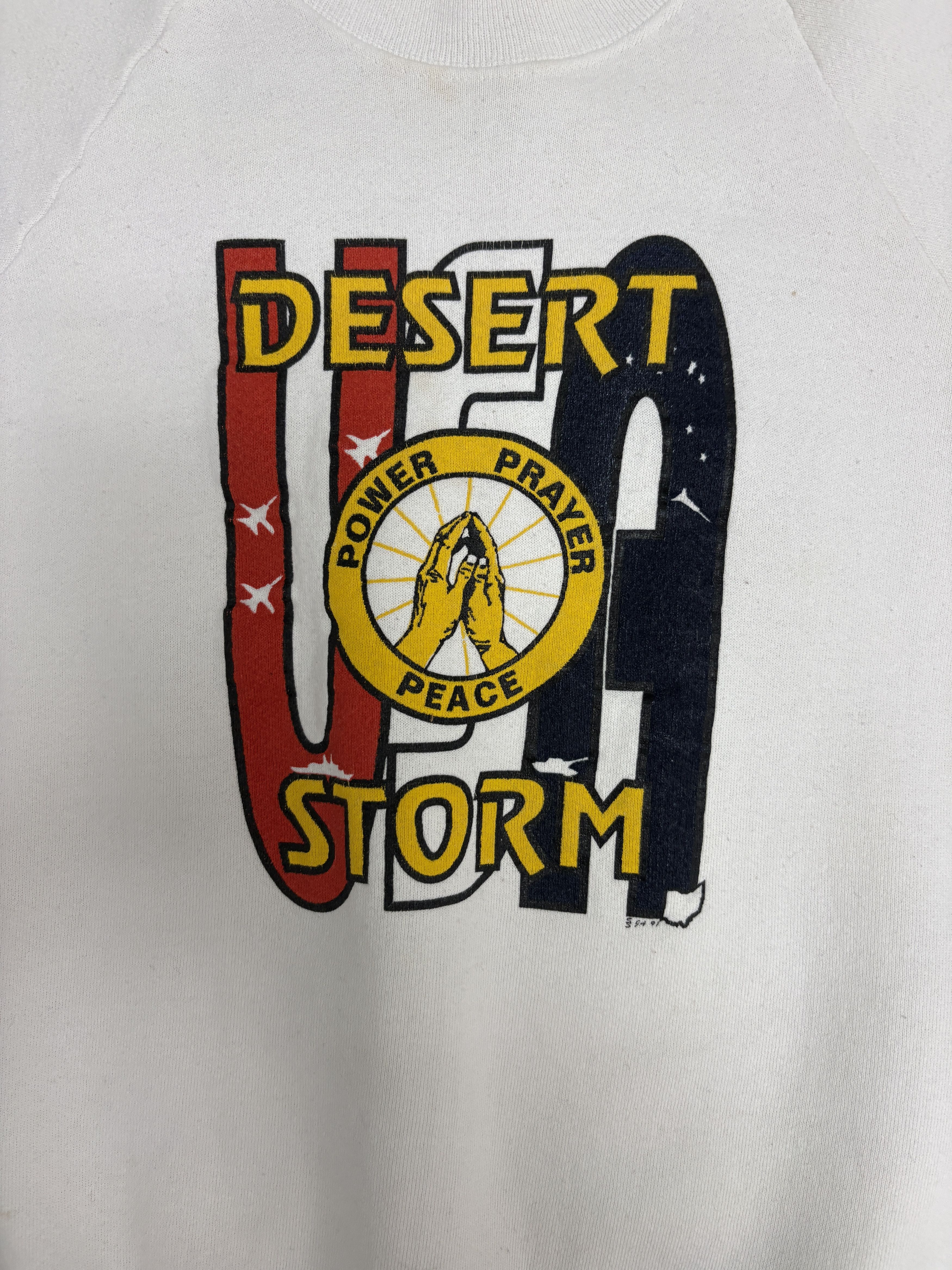 Vintage Operation Desert Storm Vintage Crewneck Sweater Size US L / EU 52-54 / 3 - 2 Thumbnail