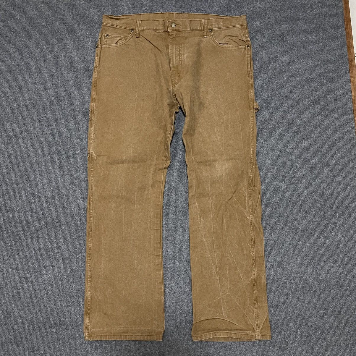 Dickies × Vintage Vintage Dickies Carpenter Pant Faded Brown 39x31 Size US 39 - 1 Thumbnail