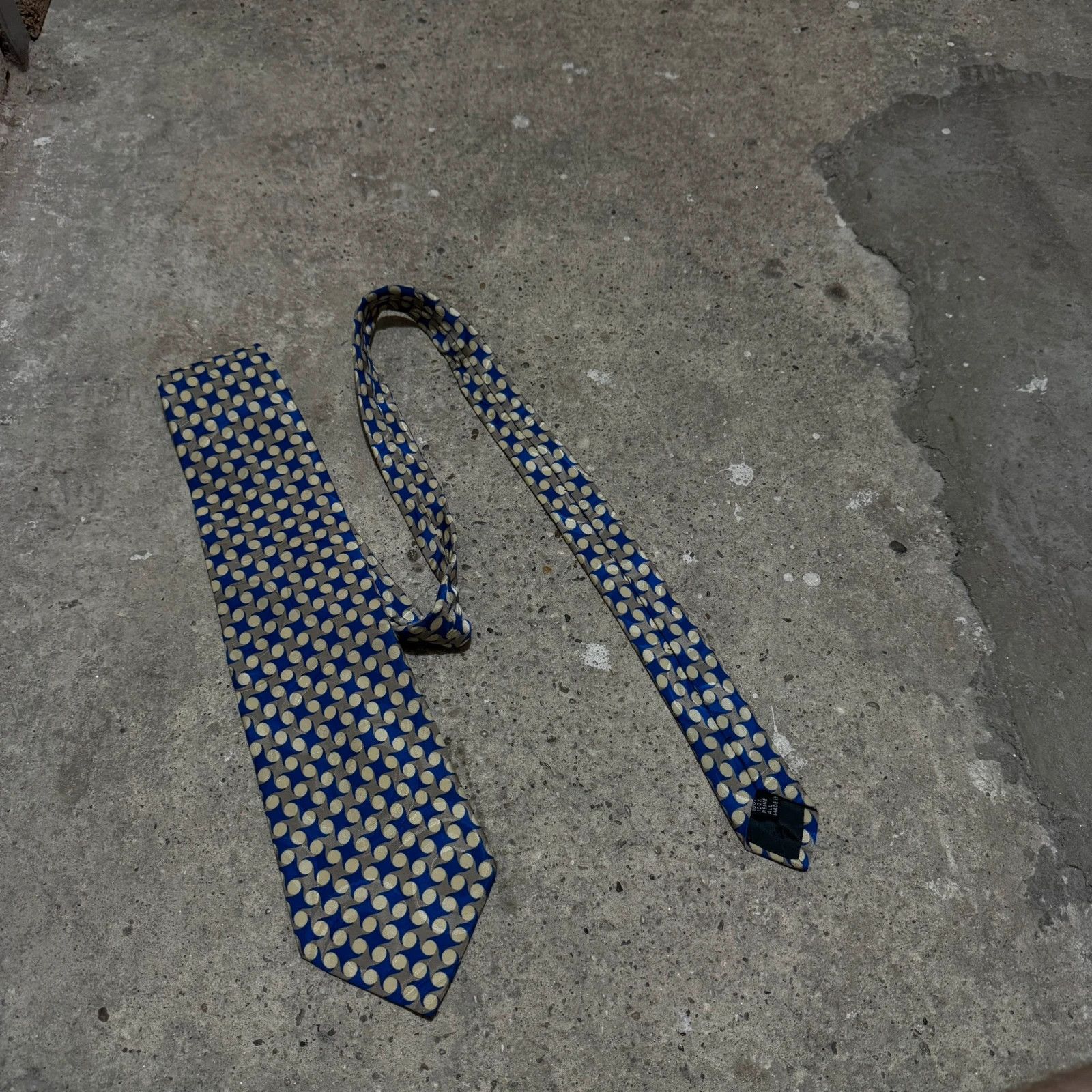 Krizia Uomo Vintage Krizia retro geometrical silk tie Size ONE SIZE - 1 Thumbnail
