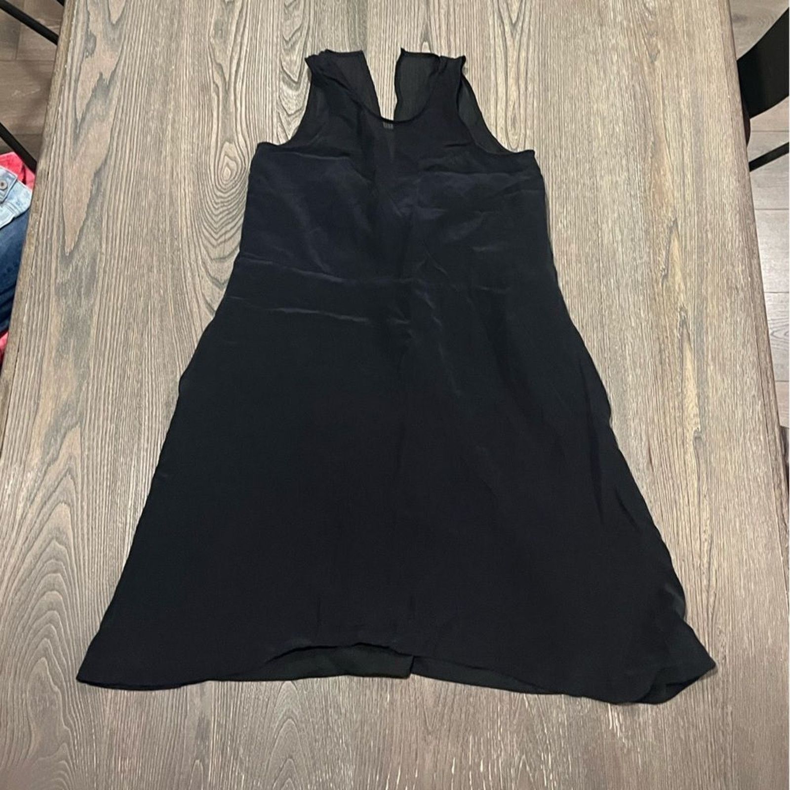 Madewell Madewell Women Black Silk Parkview Midi Sleeveless Dress XS Size XS / US 0-2 / IT 36-38 - 1 Thumbnail