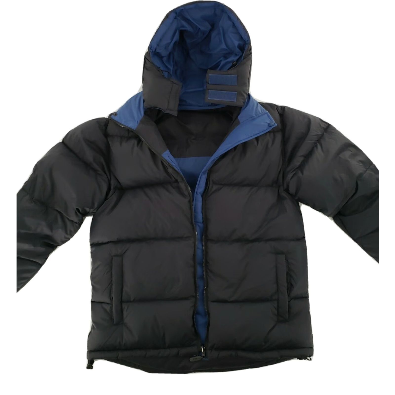 Vintage Cabela's Jacket Womens Large Blue Reversible Hooded Puffer Down Coat Size L / US 10 / IT 46 - 2 Thumbnail