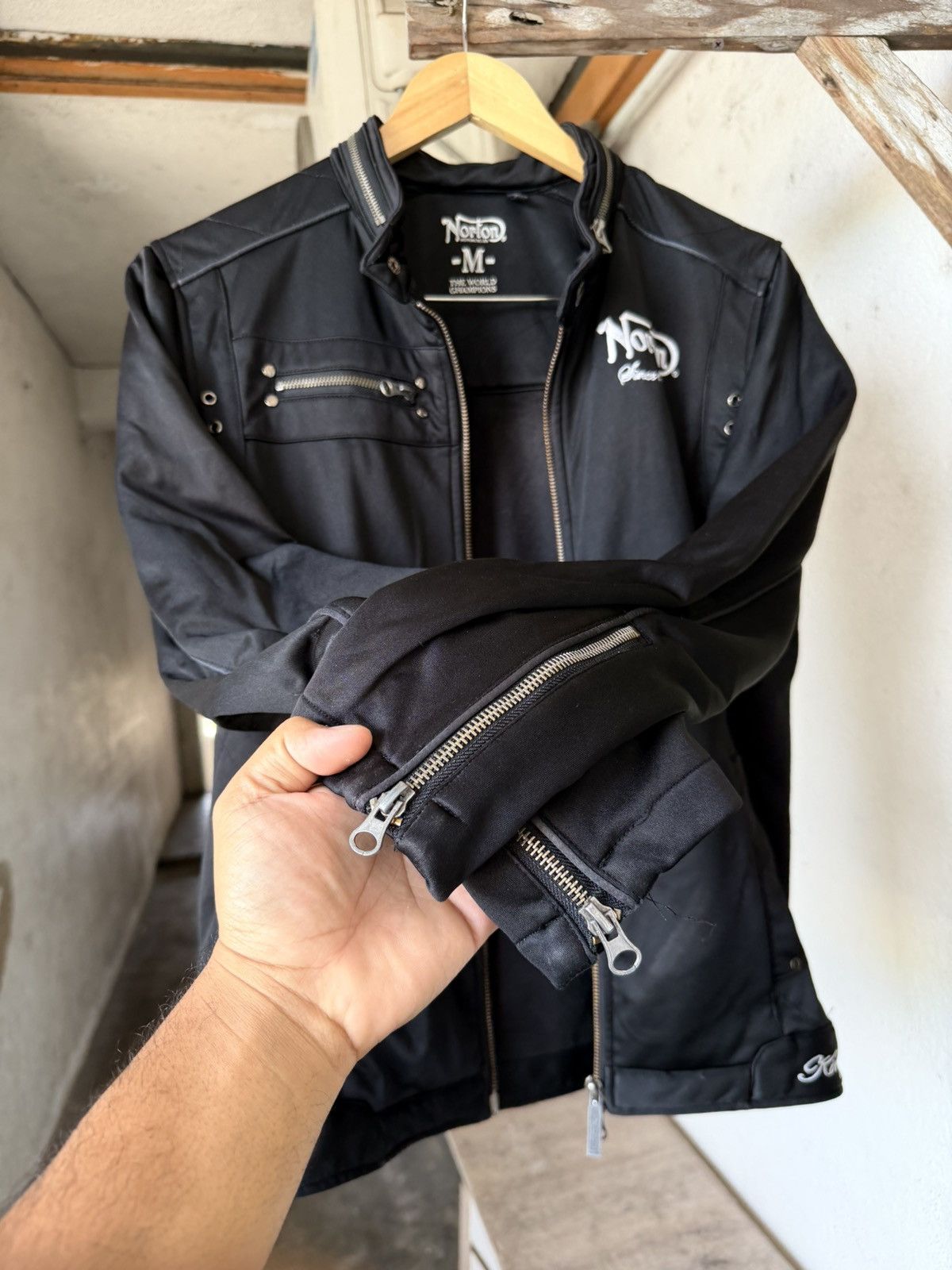 Norton Rare🔥 Norton Motorcycles Punk Style Jacket Size US M / EU 48-50 / 2 - 8 Thumbnail
