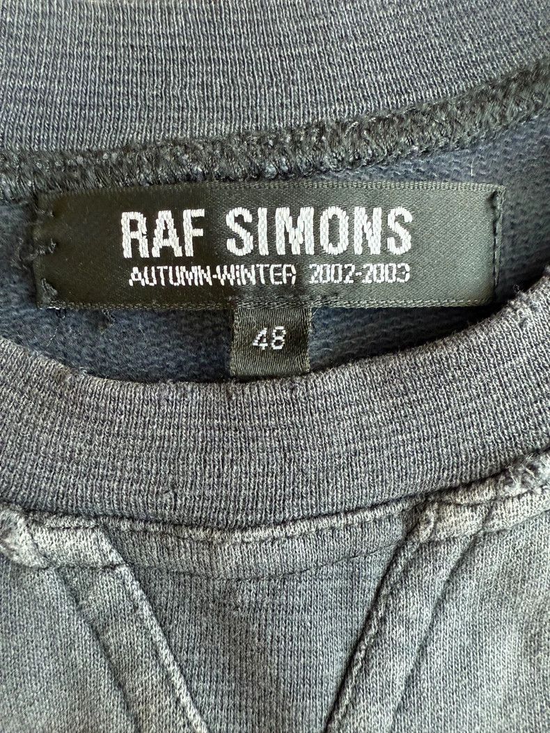 Raf Simons RAF SIMONS AW02 Archive Destroy Faded Raglan Sleeve Pullove Size US M / EU 48-50 / 2 - 6 Thumbnail