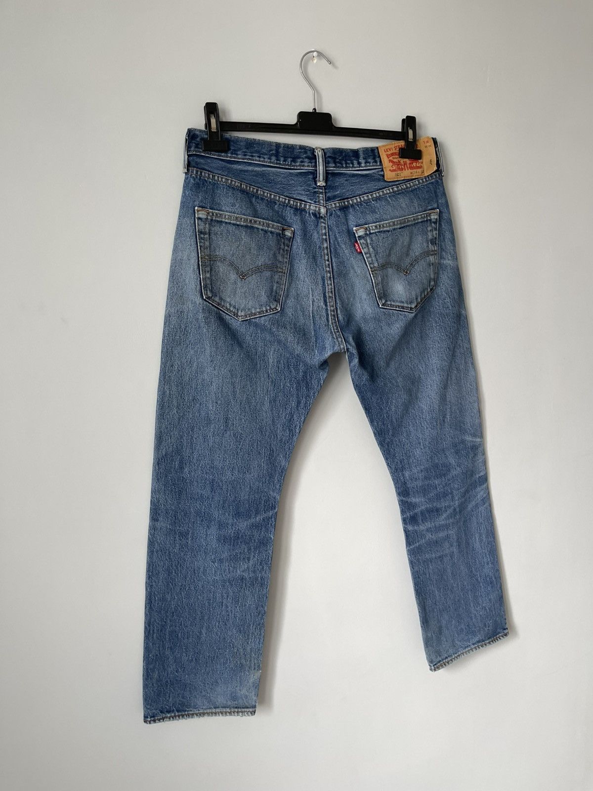 Levi's Levis 501 Patchwork Custom Faded Denim Jeans Size US 34 / EU 50 - 10 Thumbnail
