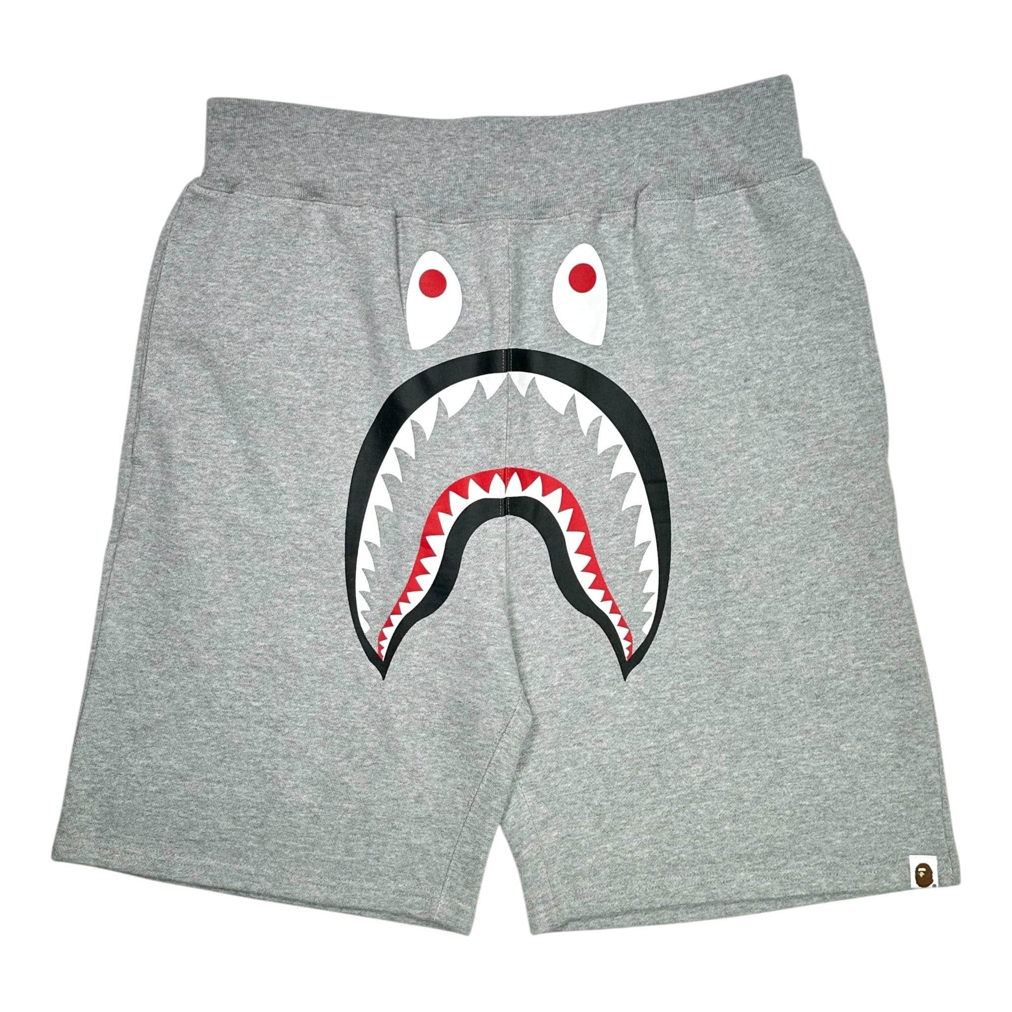 Bape Shark Sweat Shorts Grey Blue Size US 40 / EU 56 - 1 Thumbnail