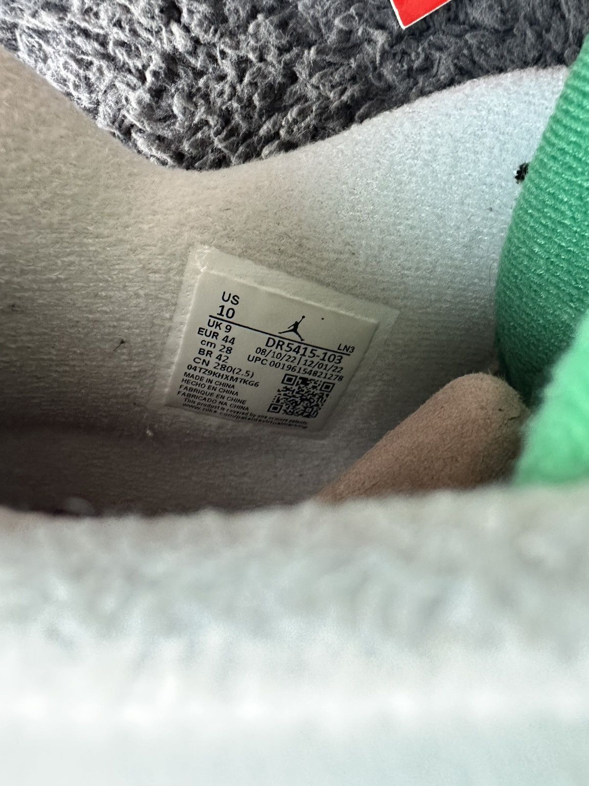 Nike SB Nike SB x Air Jordan 4 Pine Green used 9/10 SIZE 10US NO BOX Size US 10 / EU 43 - 5 Thumbnail