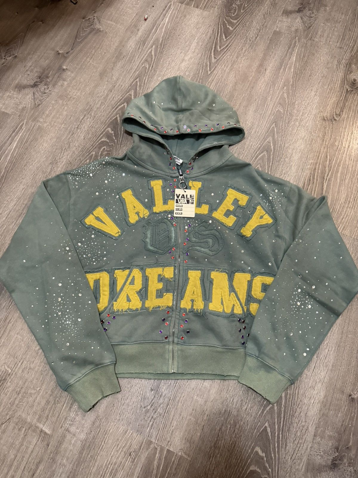 Vale Vale Forever Green Bank Zip Up Hoodie Valley Dreams | Grailed