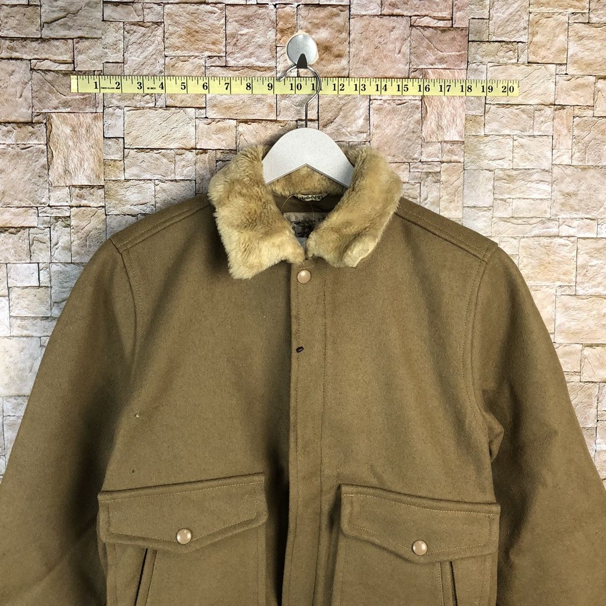 Vintage J&C Haward Brown Bombers Jacket #A878 Size US M / EU 48-50 / 2 - 2 Thumbnail