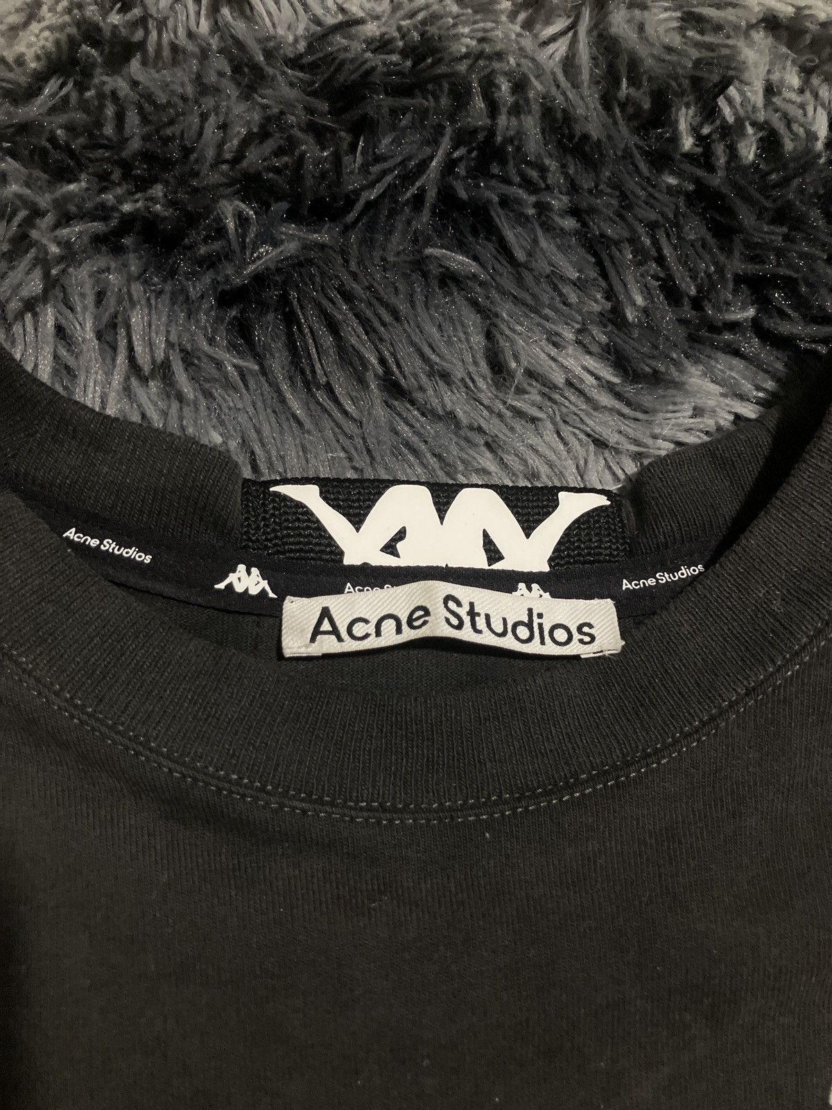 Acne Studios Acne Studios X Kappa Logo T-Shirt Black Size US M / EU 48-50 / 2 - 2 Thumbnail