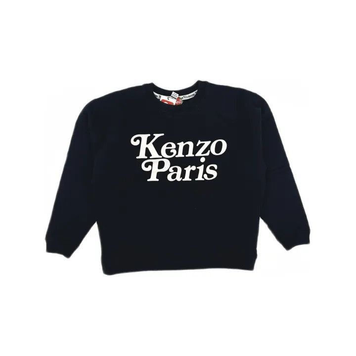 Kenzo Kenzo Black Logo Print Long Sleeve Sweatshirt -2507 Size M / US 6-8 / IT 42-44 - 2 Thumbnail