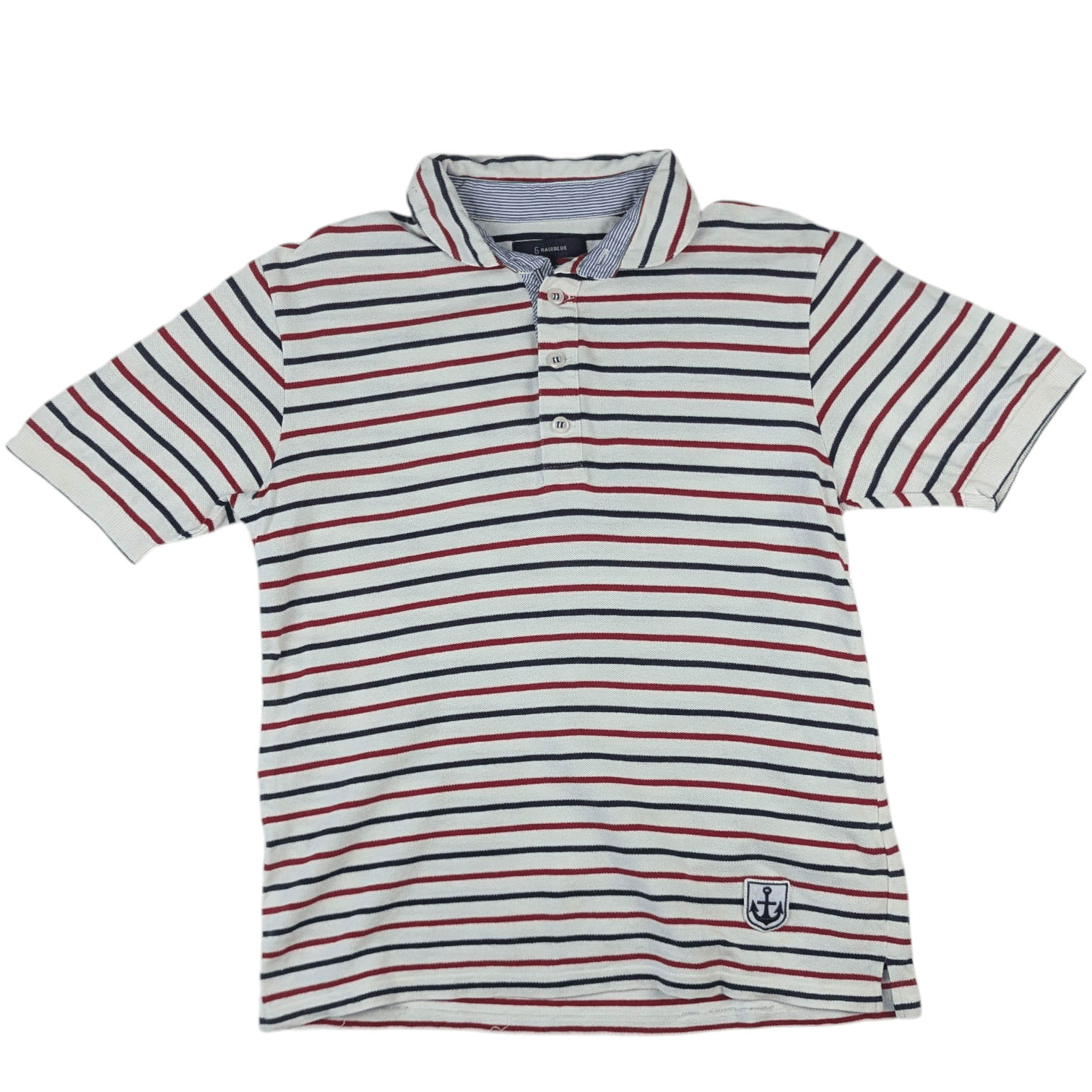 RAGEBLUE RAGEBLUE Striped Polo Shirt Size US S / EU 44-46 / 1 - 3 Thumbnail
