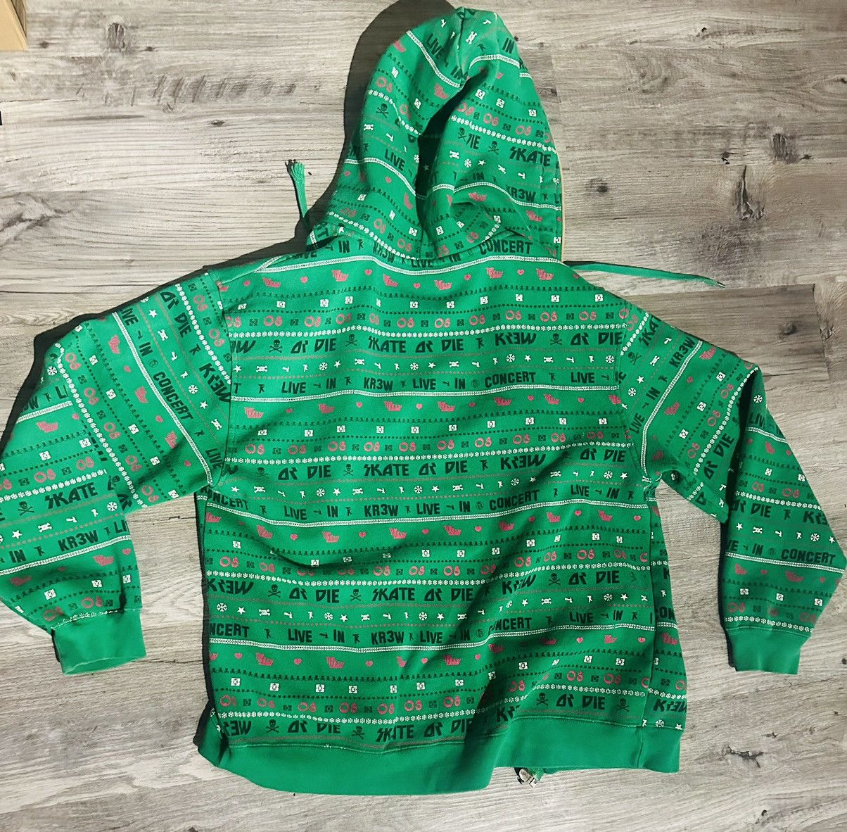 KREW Krew (KR3W) Kennedy Zip Up Hoodie Size US L / EU 52-54 / 3 - 2 Thumbnail