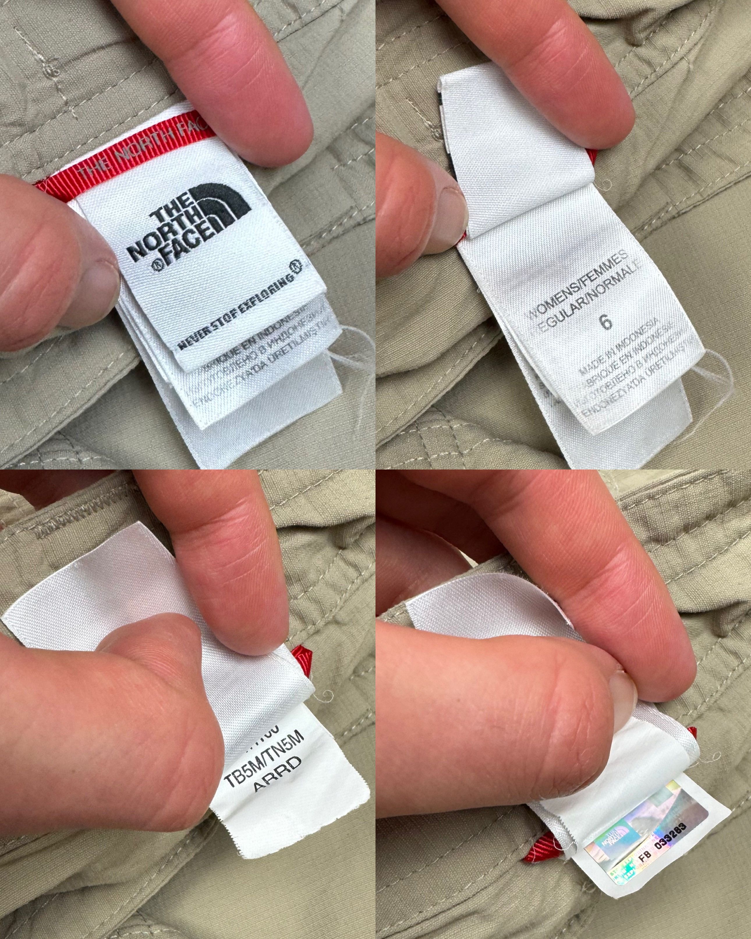 The North Face The North Face Never Stop Exploring Womens beige Cargo Pants Size 28" / US 6 / IT 42 - 2 Thumbnail