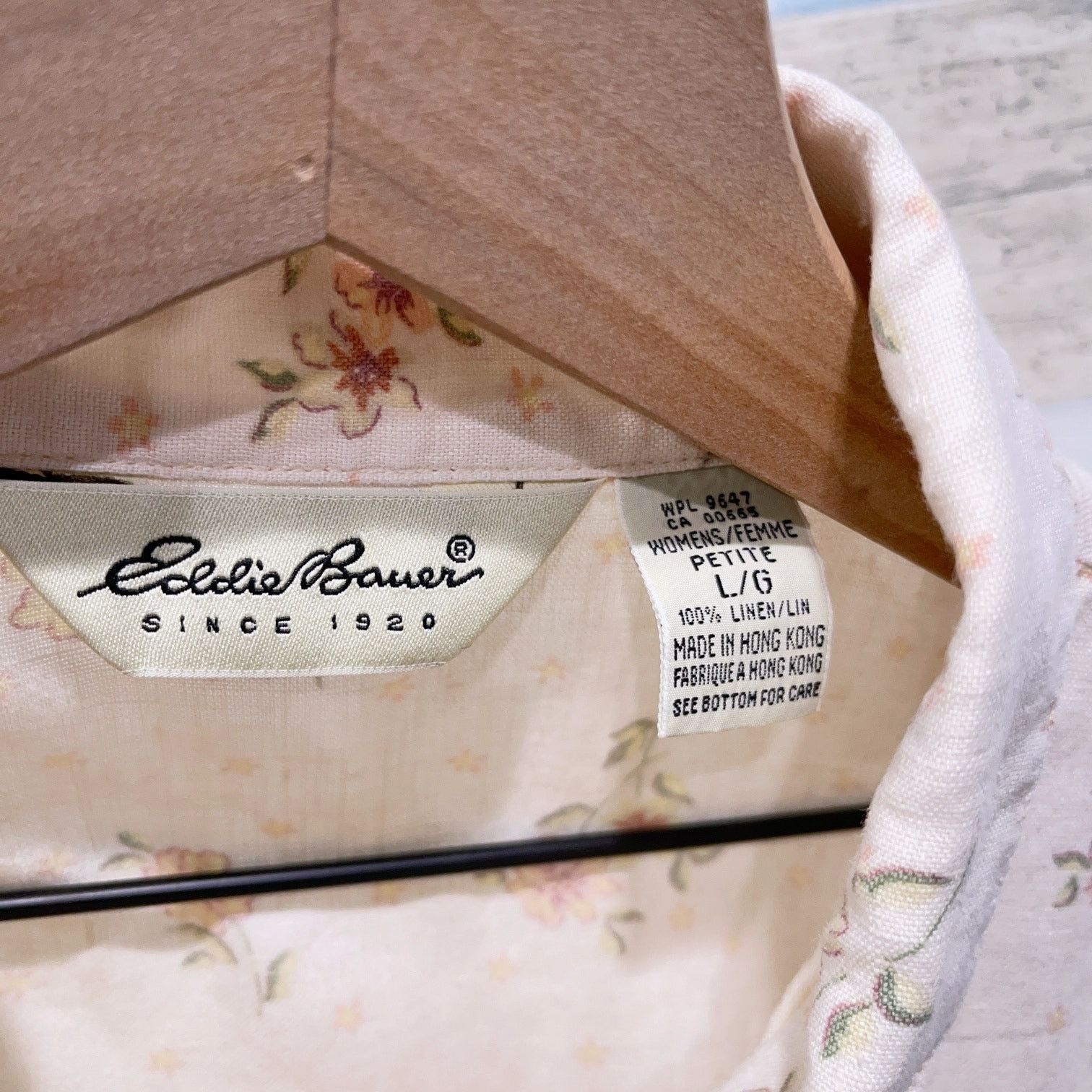 Eddie Bauer Eddie Bauer Vintage Linen Floral Cottagecore Prairie L P Size L / US 10 / IT 46 - 5 Thumbnail