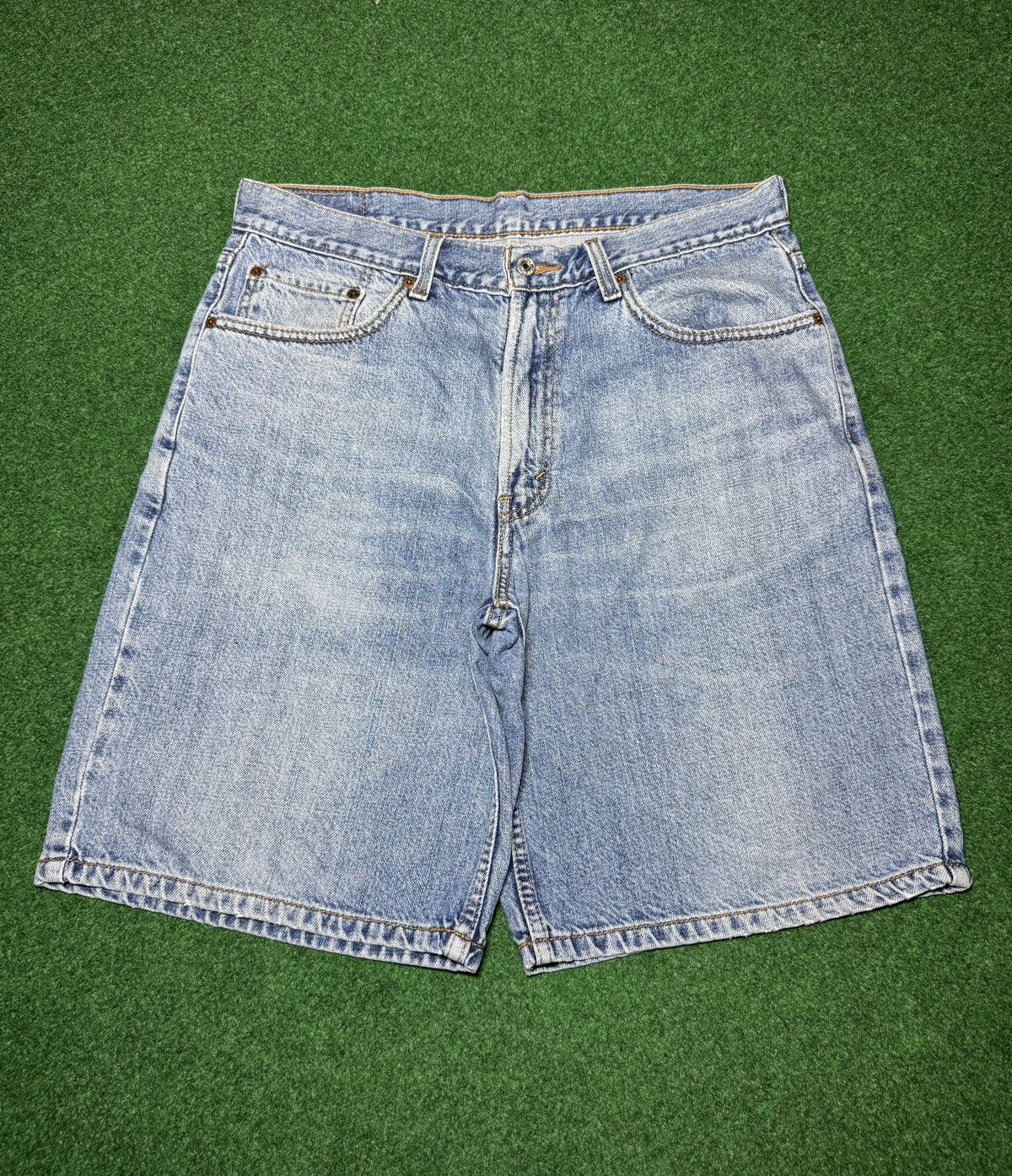 Levi's Y2K Levi’s 550 Relaxed Fit Baggy Jorts Grunge Denim Shorts Size US 34 / EU 50 - 3 Thumbnail