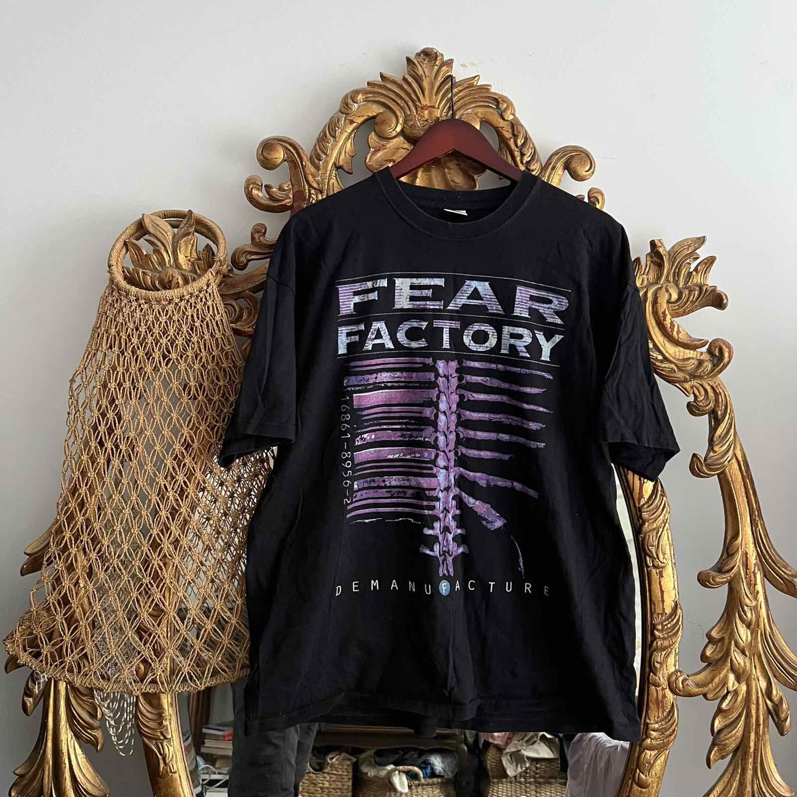 Band Tees Vintage Fear Factory Tshirt 90s Sz XXL Size US XXL / EU 58 / 5 - 1 Thumbnail