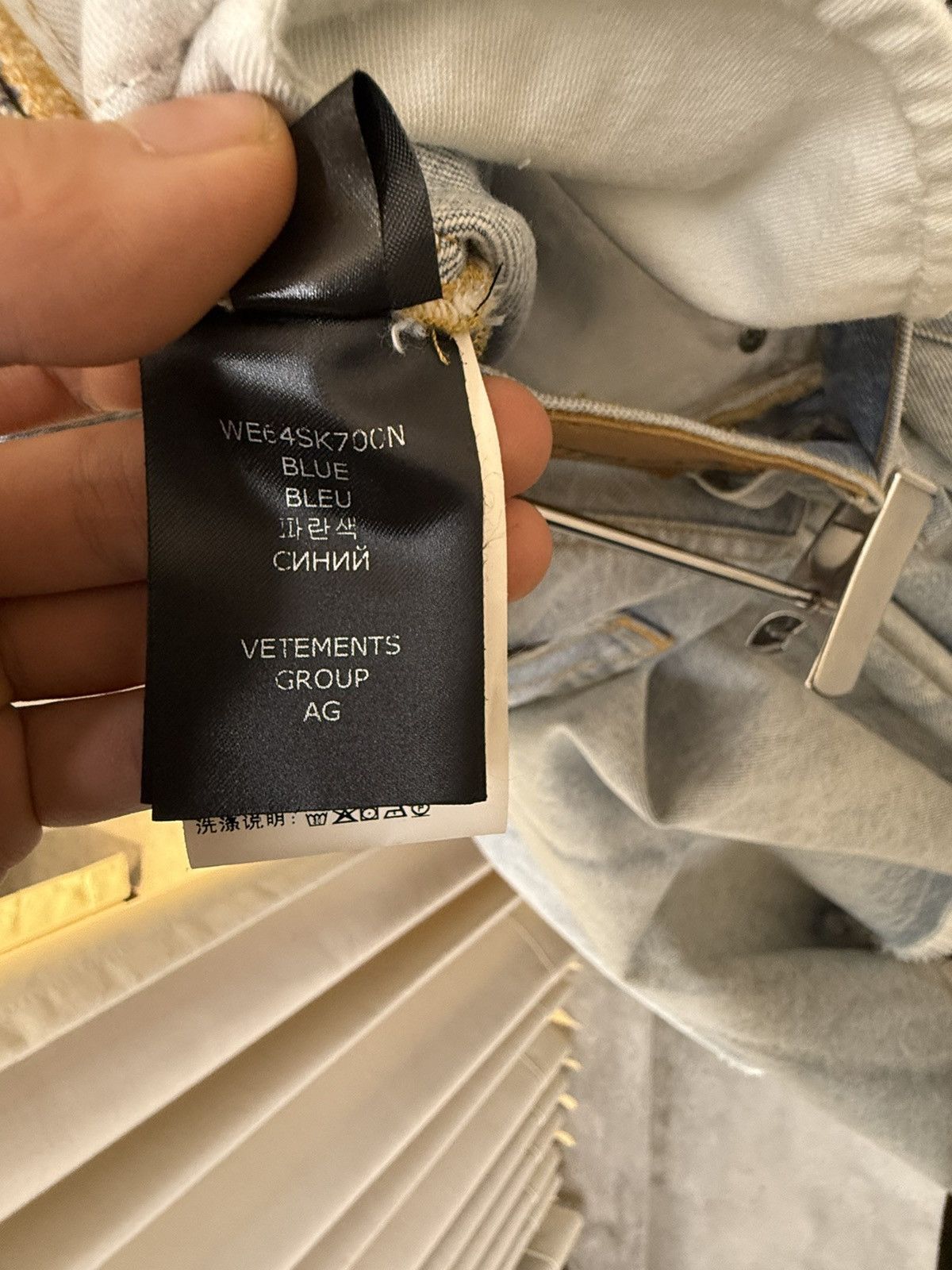 Vetements Vetements 22ss denim dress Size S / US 4 / IT 40 - 6 Thumbnail