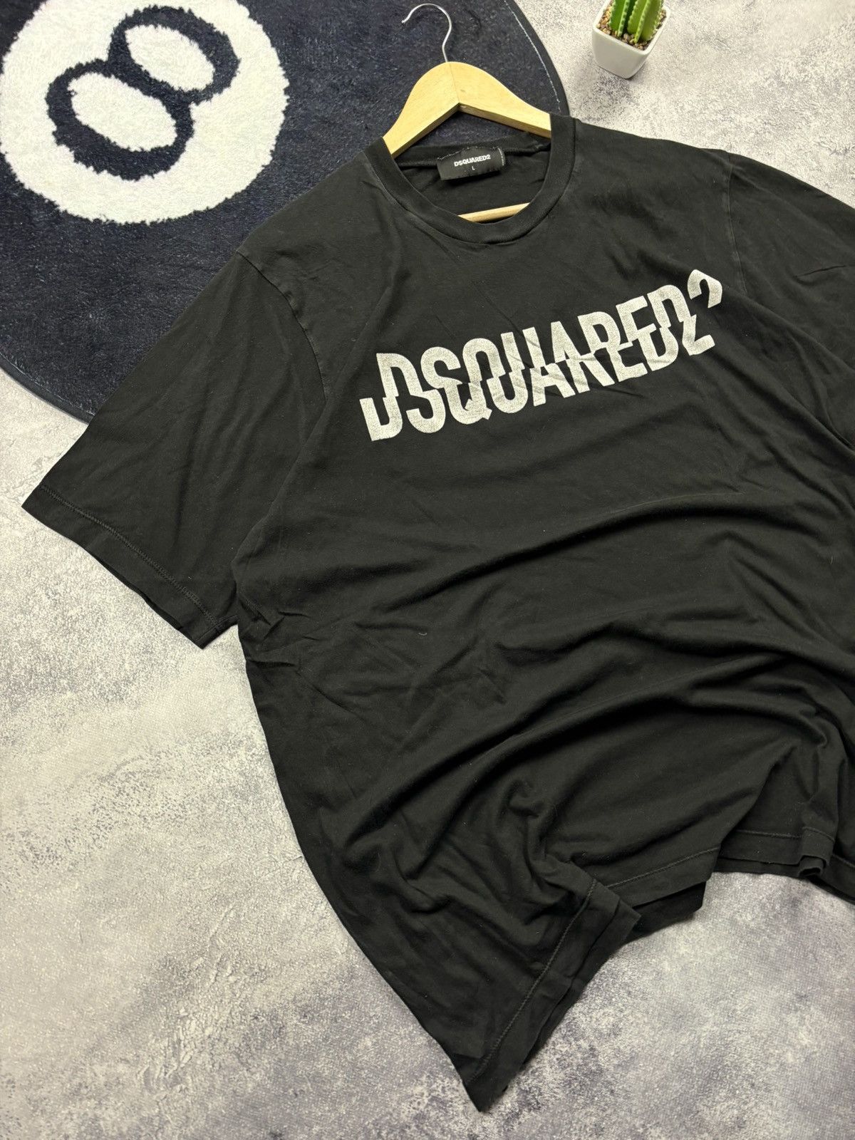 Dsquared2 DSQUARED2 Hype Big Logo Tshirt Streetwear Luxury Rare Logo Size US L / EU 52-54 / 3 - 3 Thumbnail