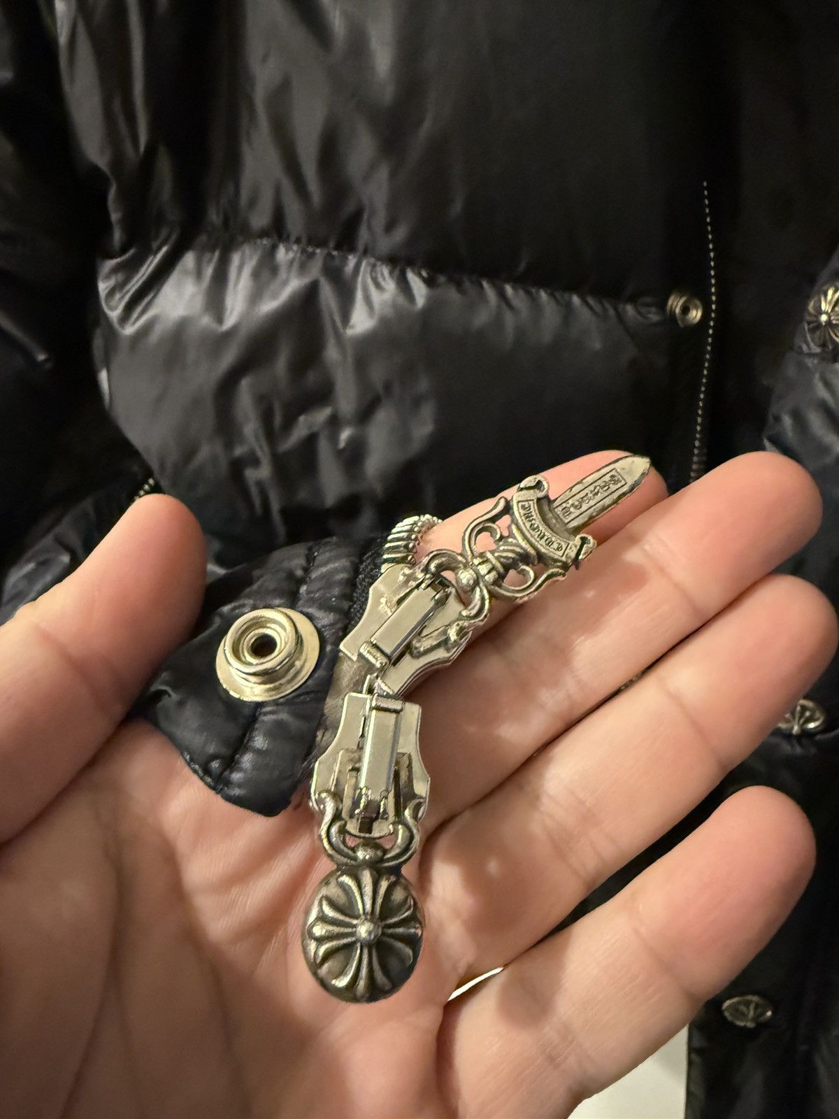 Chrome Hearts Chrome Hearts Jacquard Puffer Jacket Size US M / EU 48-50 / 2 - 3 Thumbnail