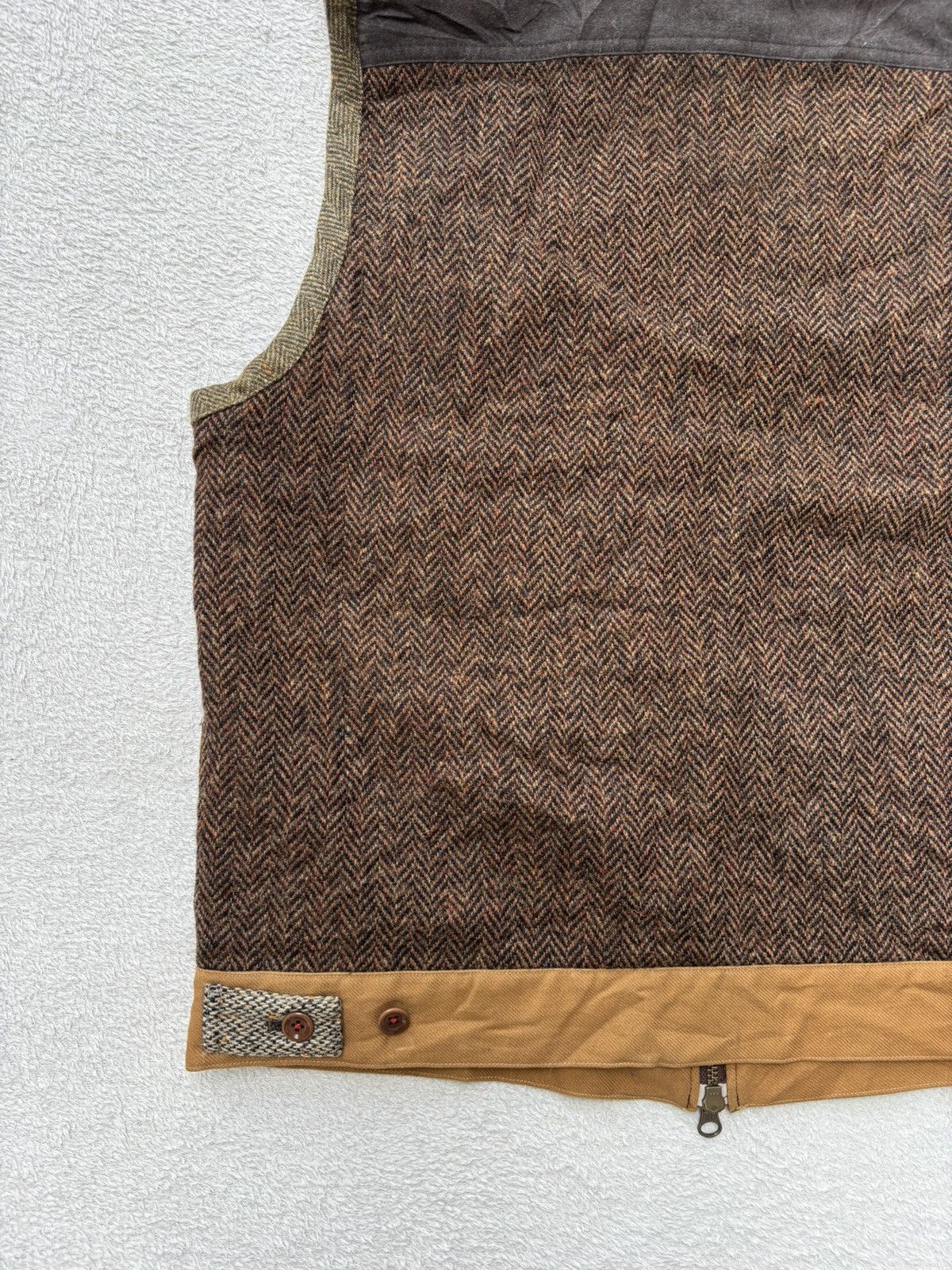 Harris Tweed Karl Helmut x Harris Tweed Patchwok Vest Size US M / EU 48-50 / 2 - 11 Thumbnail