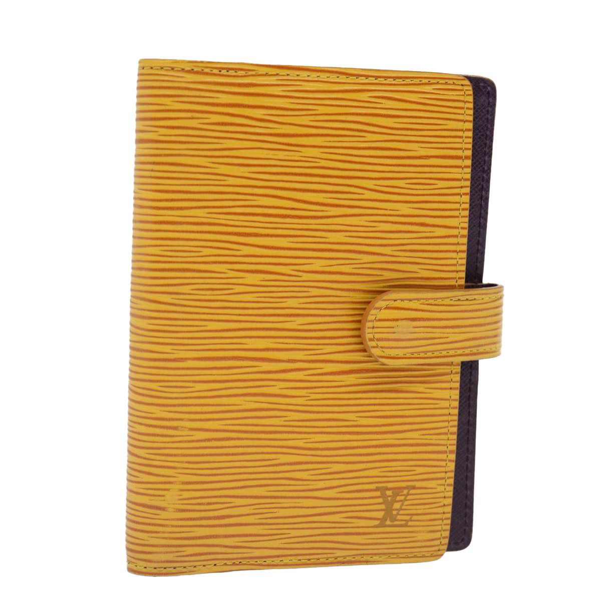 Louis Vuitton Agenda Cover Yellow Leather Wallet (Pre-Owned) Size ONE SIZE - 1 Thumbnail