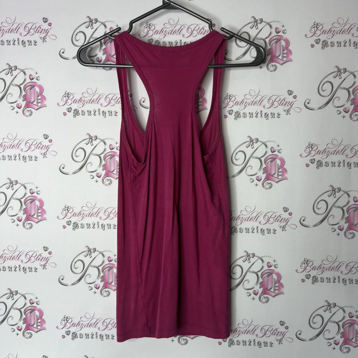 Burberry Burberry tank top pink racerback classic logo Size S / US 4 / IT 40 - 2 Thumbnail