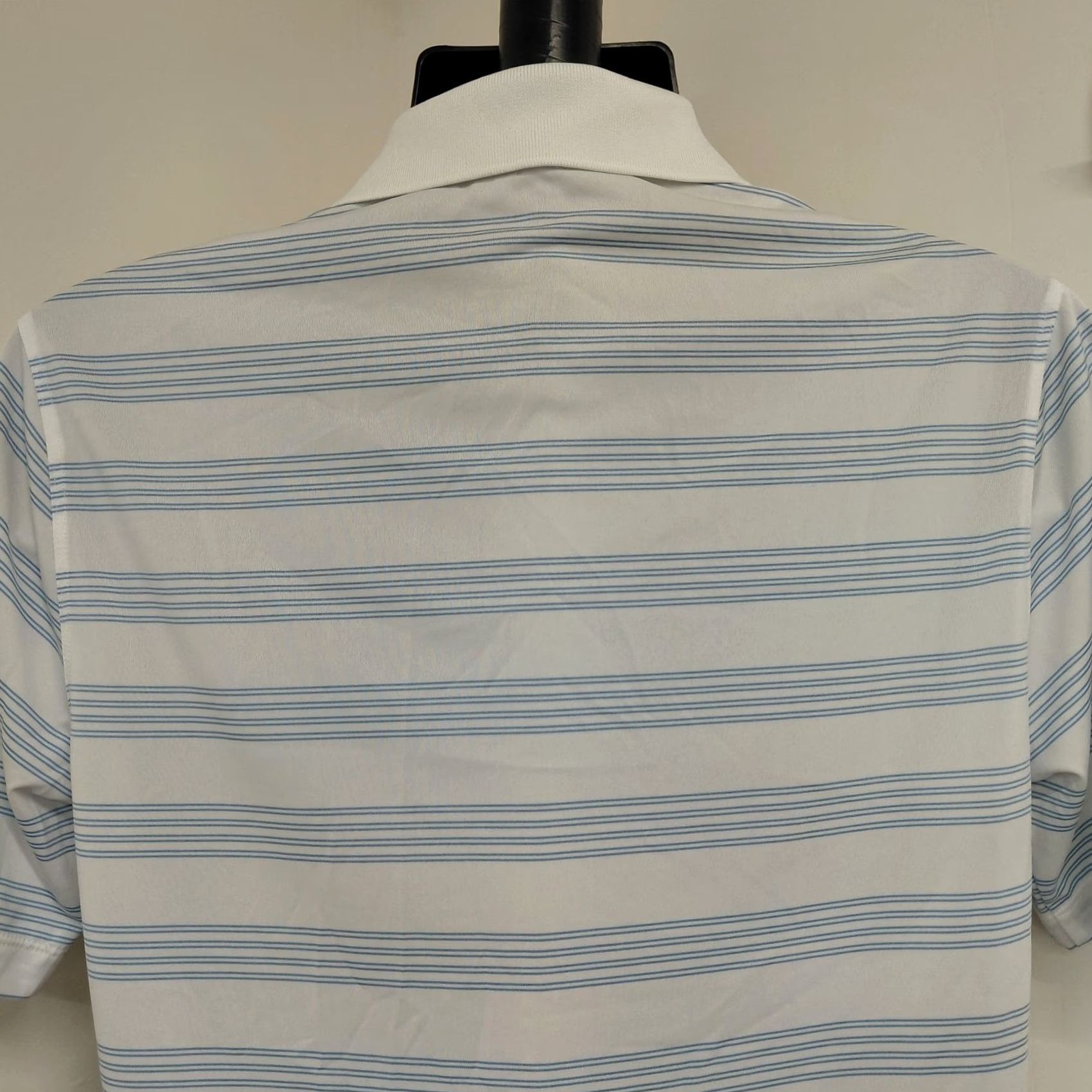 Nike Nike Golf Tour Performance Polo Shirt Men's Small White Blue Stripe Dri-Fit Size US S / EU 44-46 / 1 - 6 Thumbnail