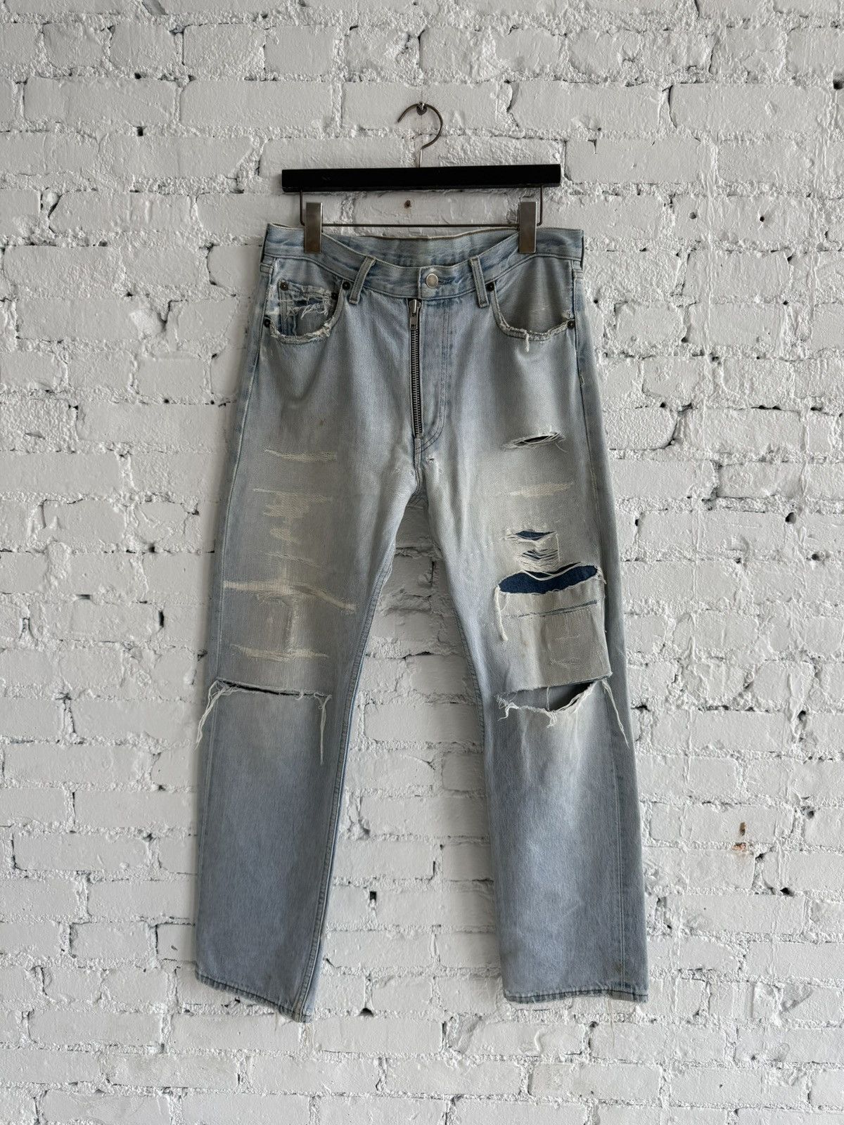 Maison Margiela Maison Margiela Artisanal Exposed Zipper Jeans Size US 33 - 1 Thumbnail