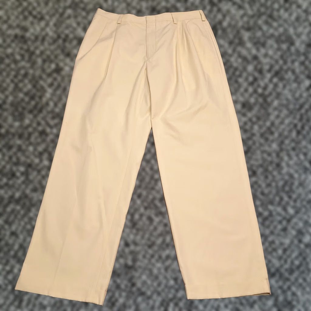 Jos. A. Bank Jos. A. Bank Pants Mens 36x30 Yellow Dress Pants Regular Straight 60% Cotton 40% Polyester Size US 36 / EU 52 - 1 Thumbnail