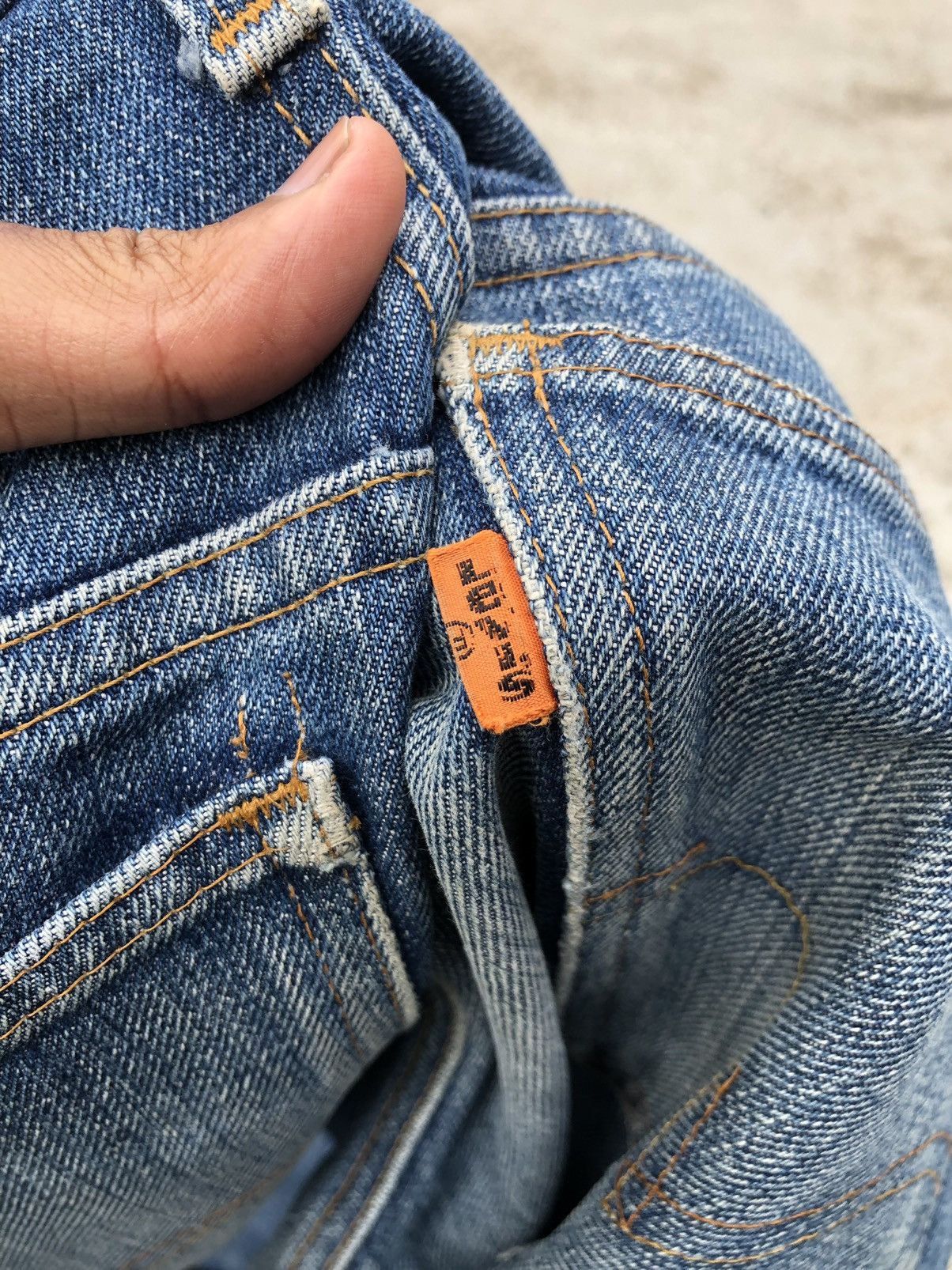 Levi's FLARED VINTAGE 70s LEVIS 646 ORANGE TAB Size US 29 - 3 Thumbnail