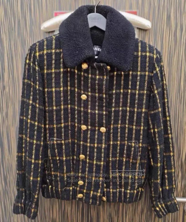 Chanel Chanel Plaid coat Size XXS / US 00 / IT 34 - 1 Thumbnail