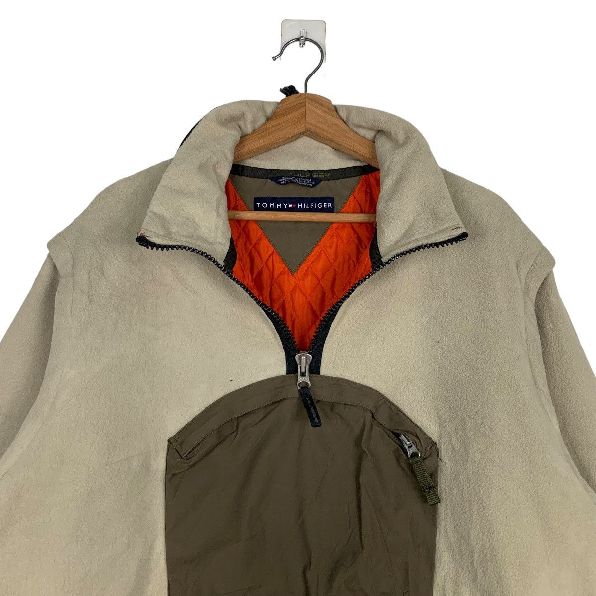 Tommy Hilfiger TOMMY HILFIGER Half Zip Turtle Neck Pullover Fleece #0032-C3 Size US L / EU 52-54 / 3 - 11 Thumbnail