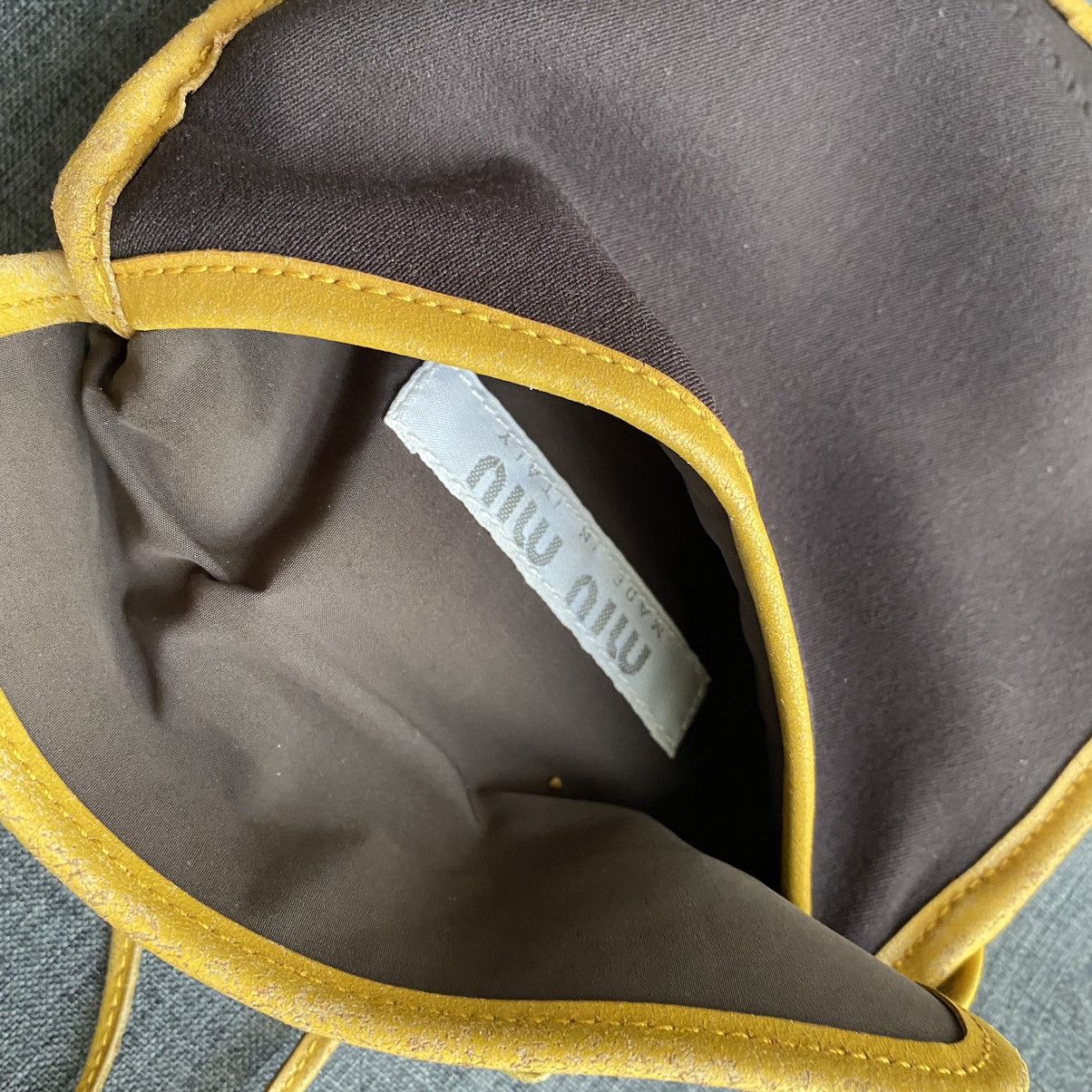 Miu Miu Miu Miu sports Black and yellow mini bag Size ONE SIZE - 6 Thumbnail