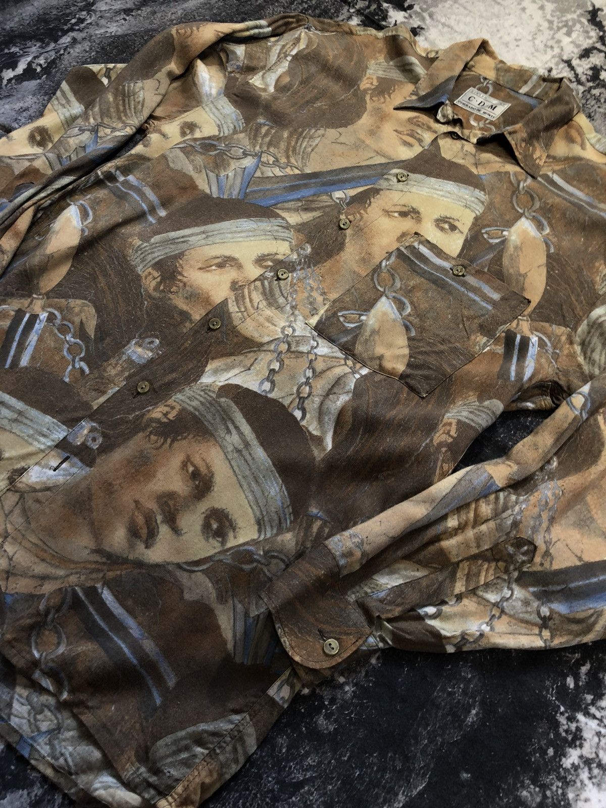Hysteric Glamour × Japanese Brand 90,s Vintage Shirt Faces Y2K Size US L / EU 52-54 / 3 - 2 Thumbnail