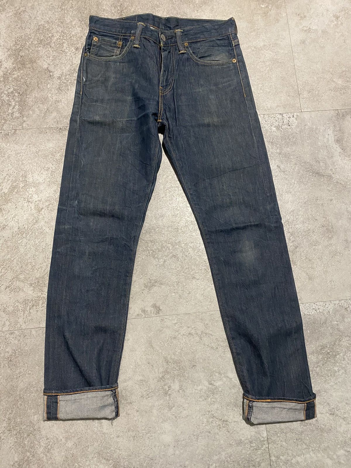 Levi's Levi’s 508 selvedge denim Japan blue navy green dark big E Size US 28 / EU 44 - 6 Thumbnail