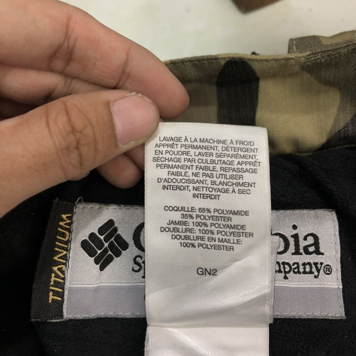 Japanese Brand 🔥VINTAGE CAMOUFLAGE SKI CARGO PANTS COLUMBIA MULTI POCKETS Size US 36 / EU 52 - 20 Thumbnail