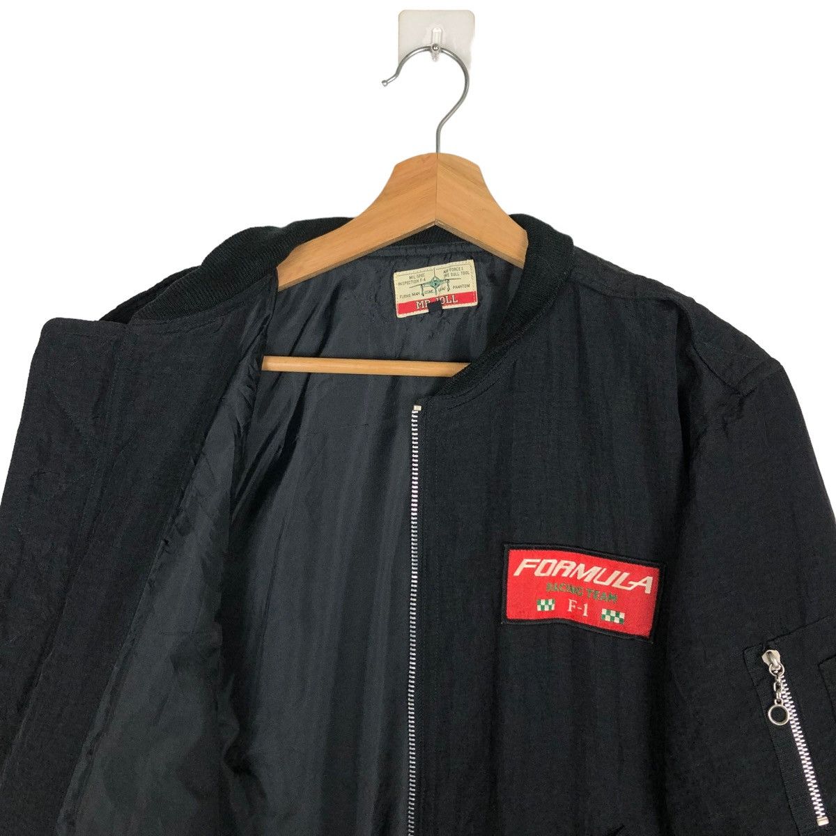 Japanese Brand 🔥90’s Riot Bomber Jacket Formula 1 Racing Ma-1 Design Size US M / EU 48-50 / 2 - 9 Thumbnail