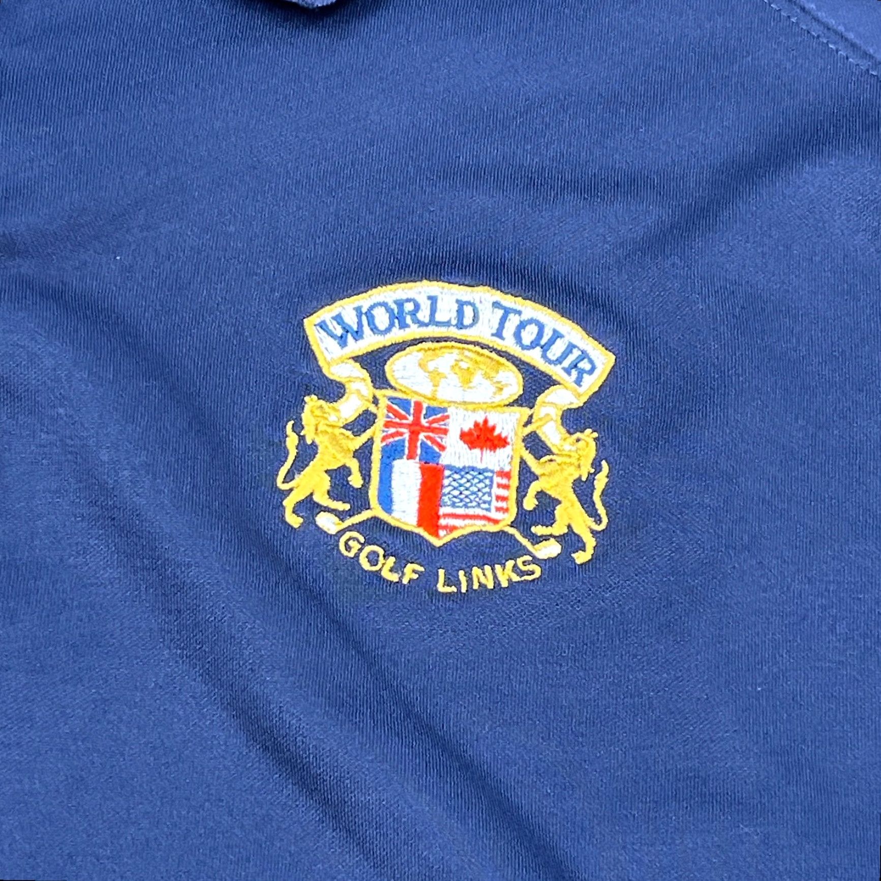 Nike Nike Polo Shirt Men L Blue Dri-Fit Performance World Tour Golf Links Navy Size US L / EU 52-54 / 3 - 4 Thumbnail