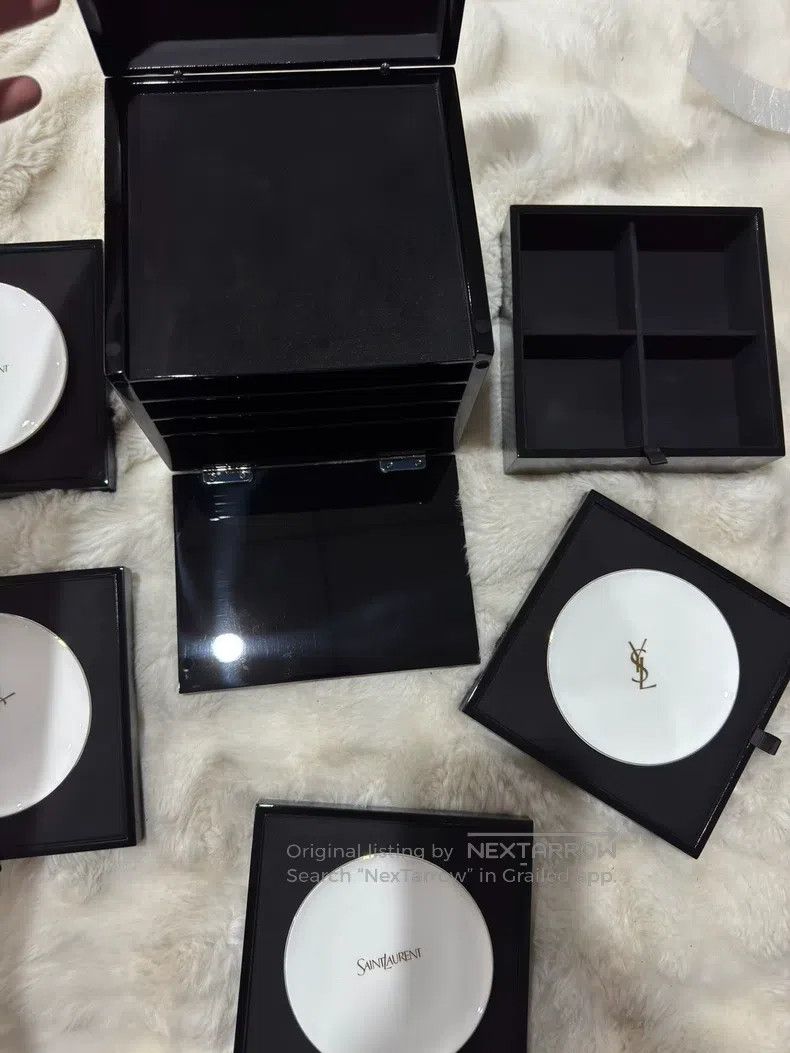 Saint Laurent Paris Saint Laurent Paris Plate Set Size ONE SIZE - 4 Thumbnail