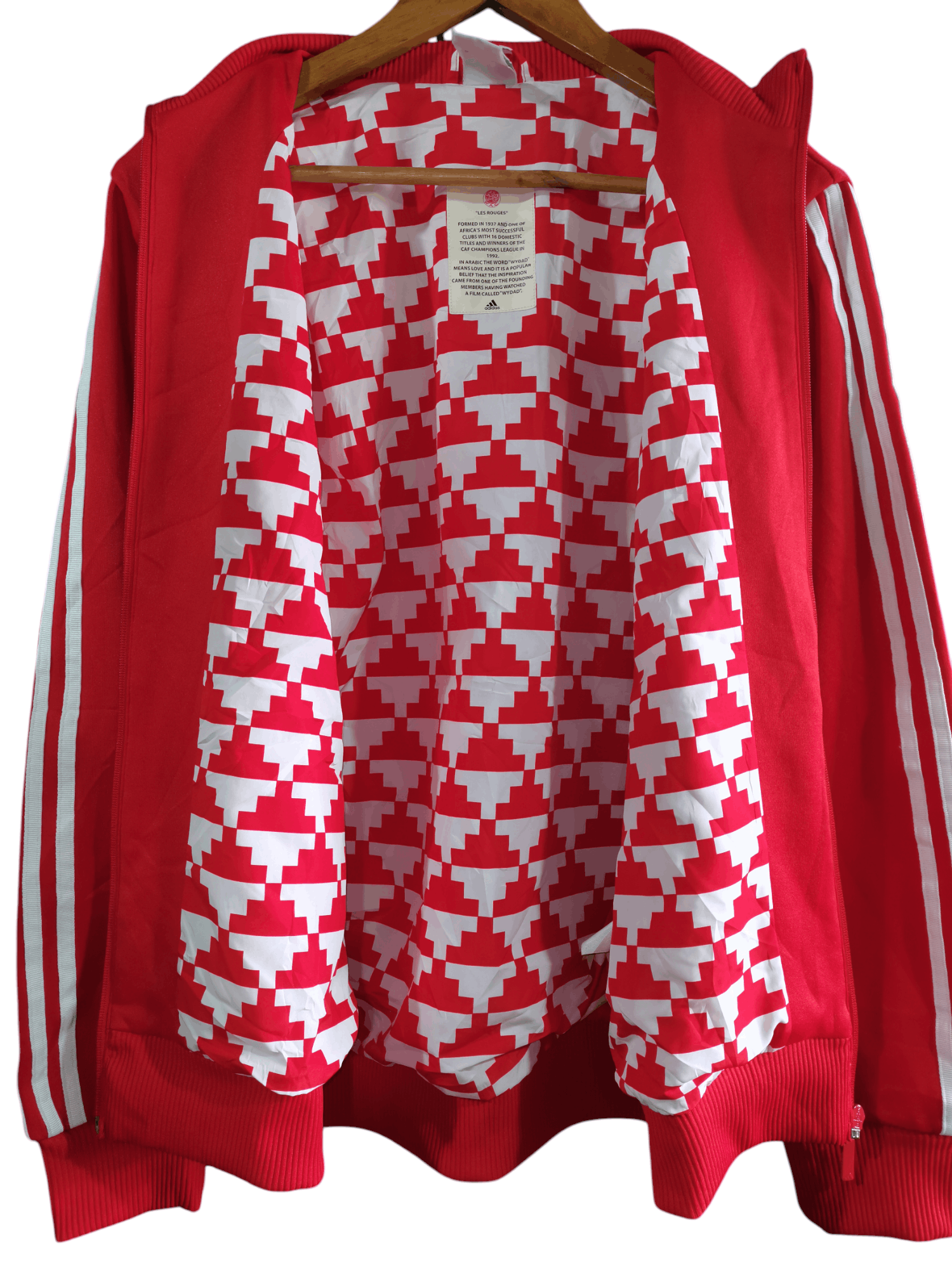 Adidas Adidas les rouges wydad track jacket vintage Size US L / EU 52-54 / 3 - 4 Thumbnail