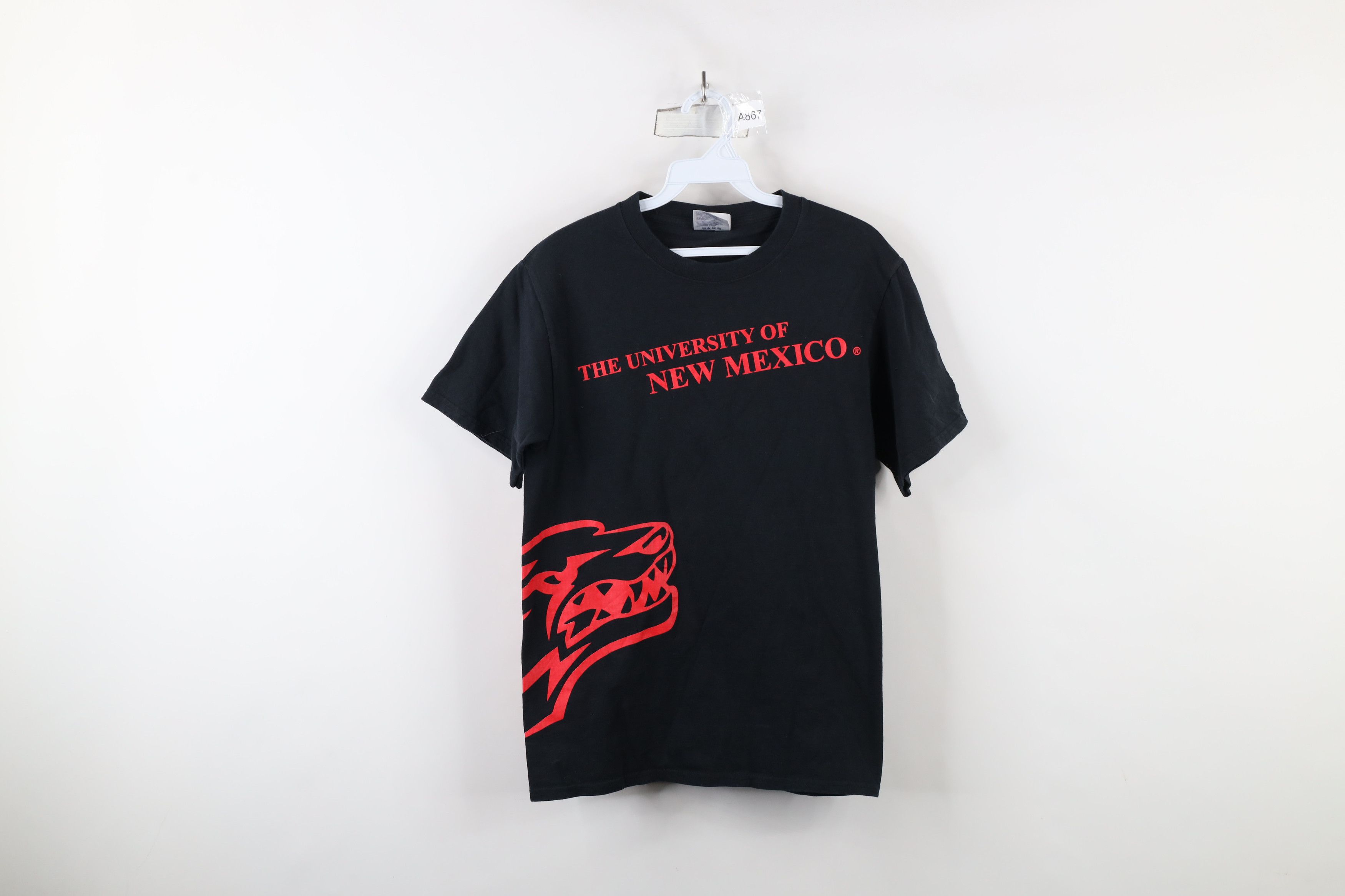 Vintage Vintage 90s All Over Print University of New Mexico T-Shirt Size US S / EU 44-46 / 1 - 1 Thumbnail