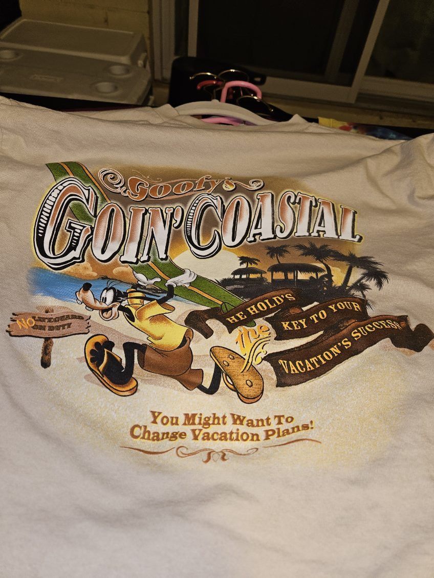 Disney Goofy Goin' Costal Disney Tee Size US L / EU 52-54 / 3 - 4 Thumbnail