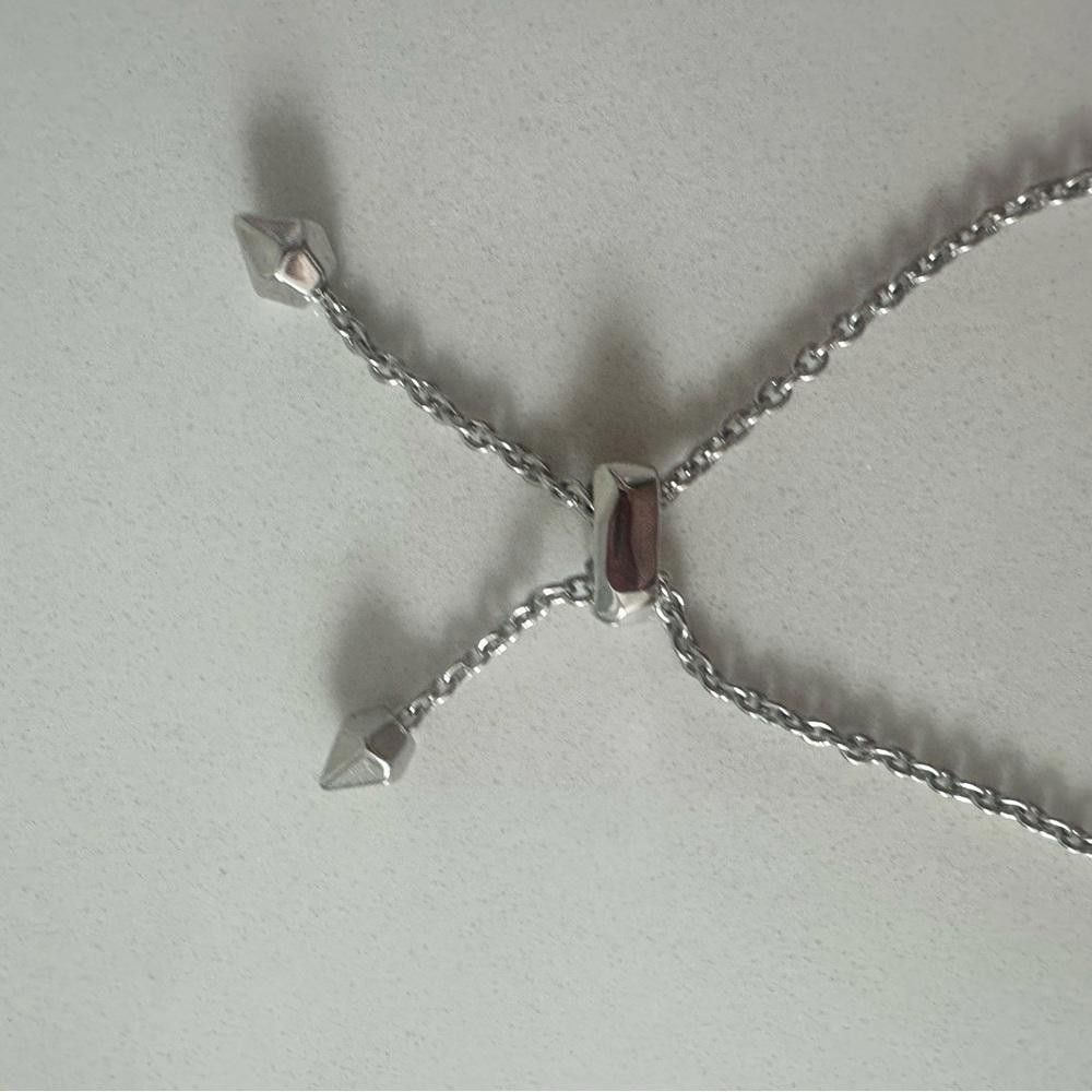 Designer Kendra Scott Elaina Silver Ivory Mother of Pearl Bracelet Size ONE SIZE - 6 Thumbnail