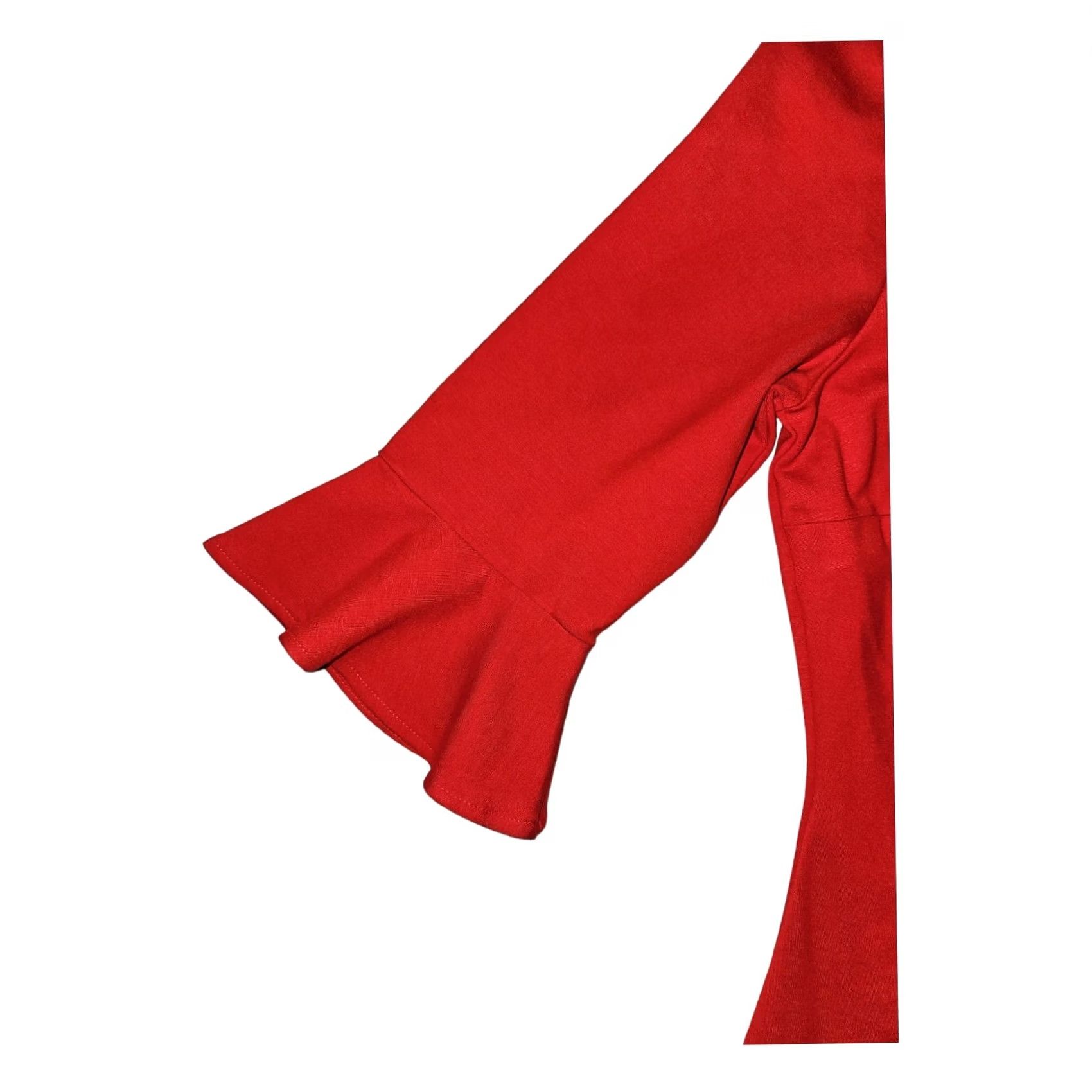 Banana Republic Banana Republic Pencil Dress Red Knee Length 14 3/4 Bell Sleeve Seam Zip NWT Size XL / US 12-14 / IT 48-50 - 6 Thumbnail