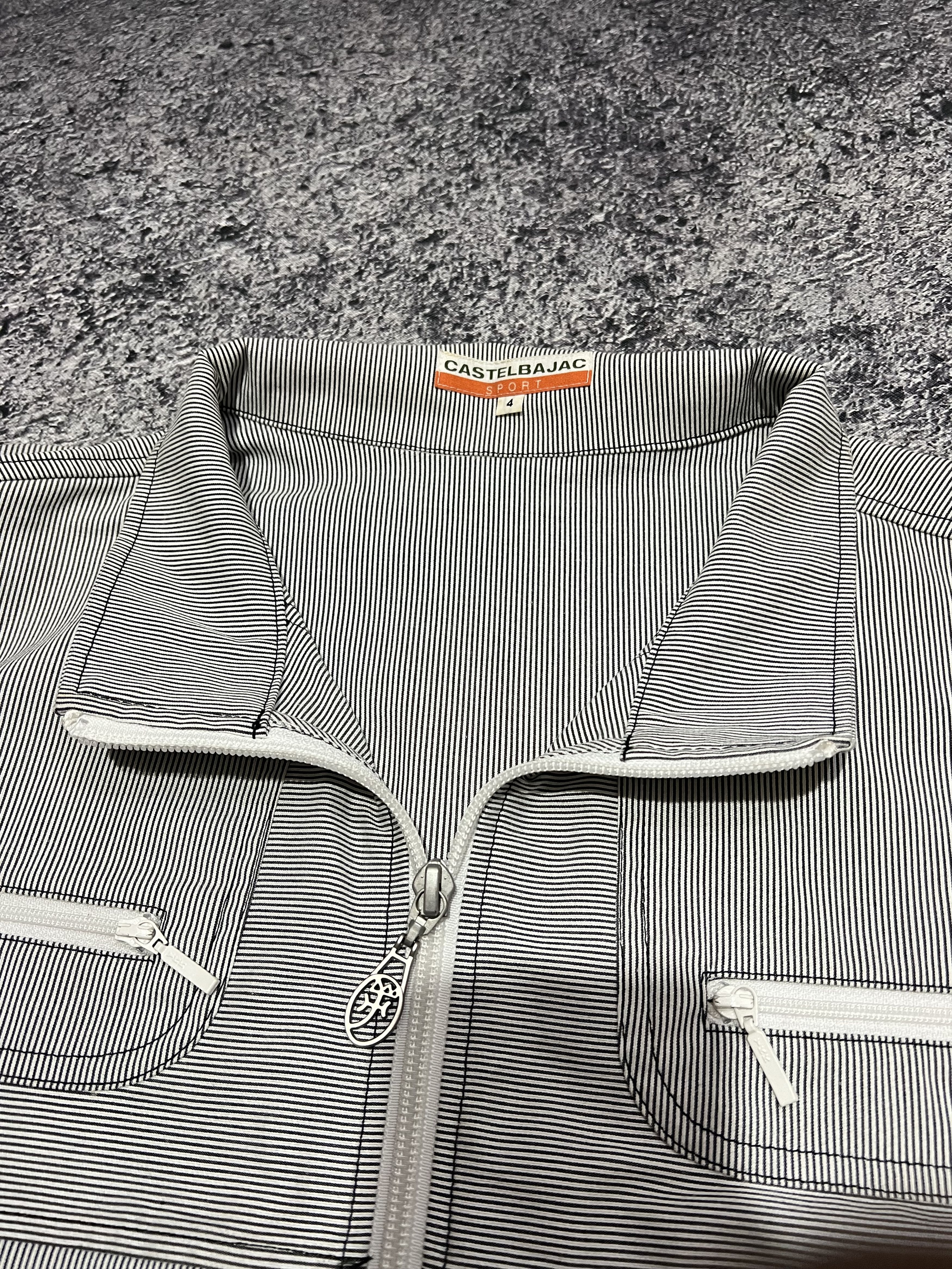 Japanese Brand 2000s Castelbajac Hickory Stripe Work Jacket y2k Size US L / EU 52-54 / 3 - 2 Thumbnail