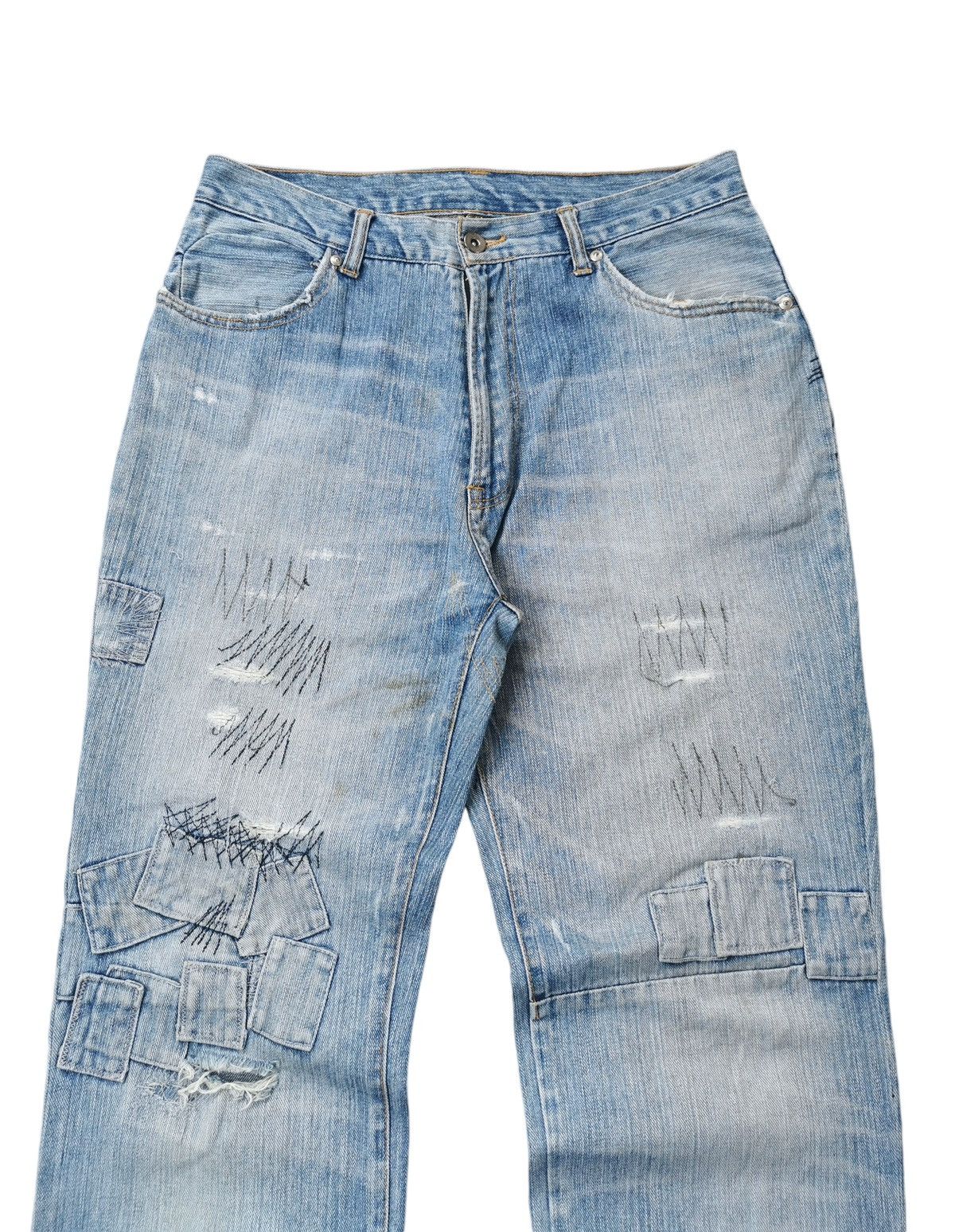 Kapital TTU Jeans Patchwork Looklike Kapital Size US 31 - 5 Thumbnail